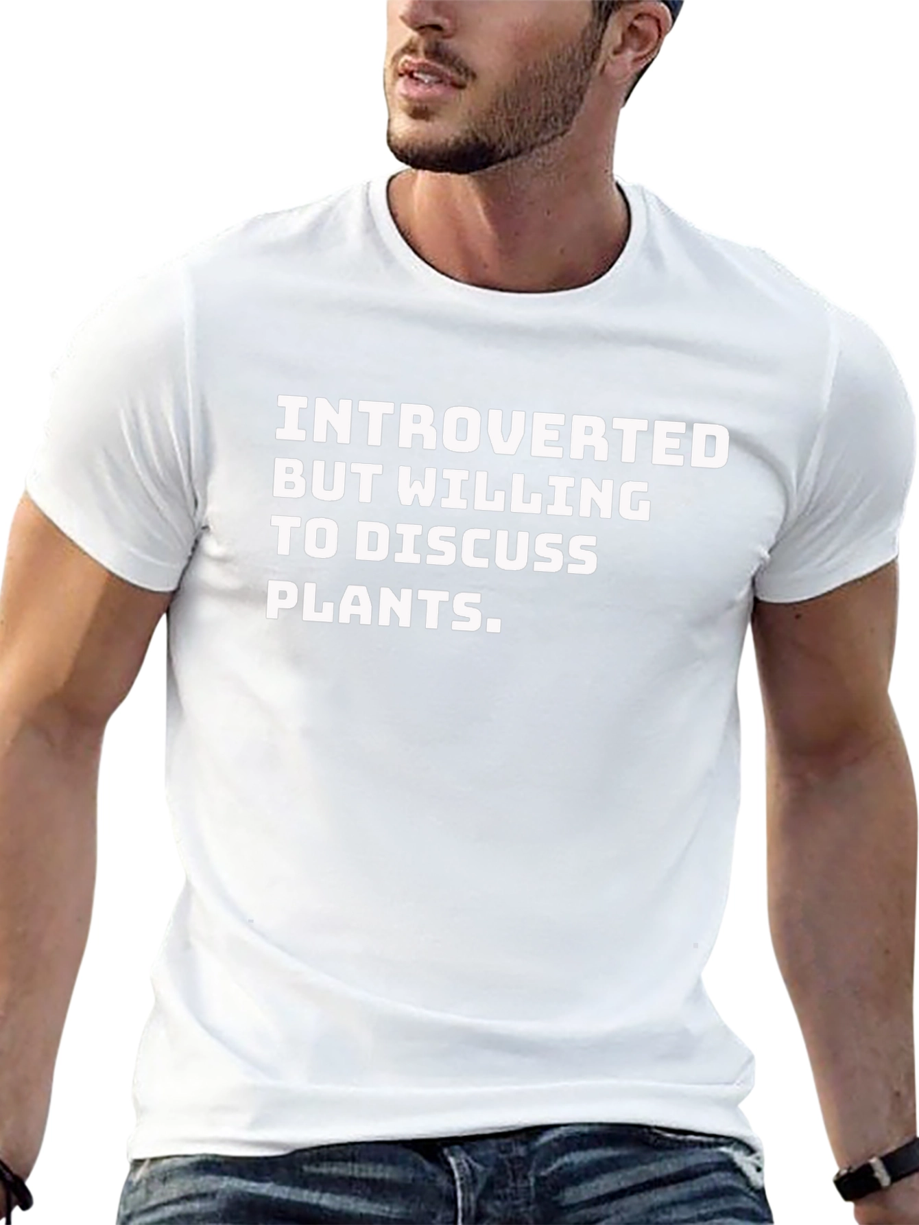 Introverted Plant Lover T-Shirt - Black