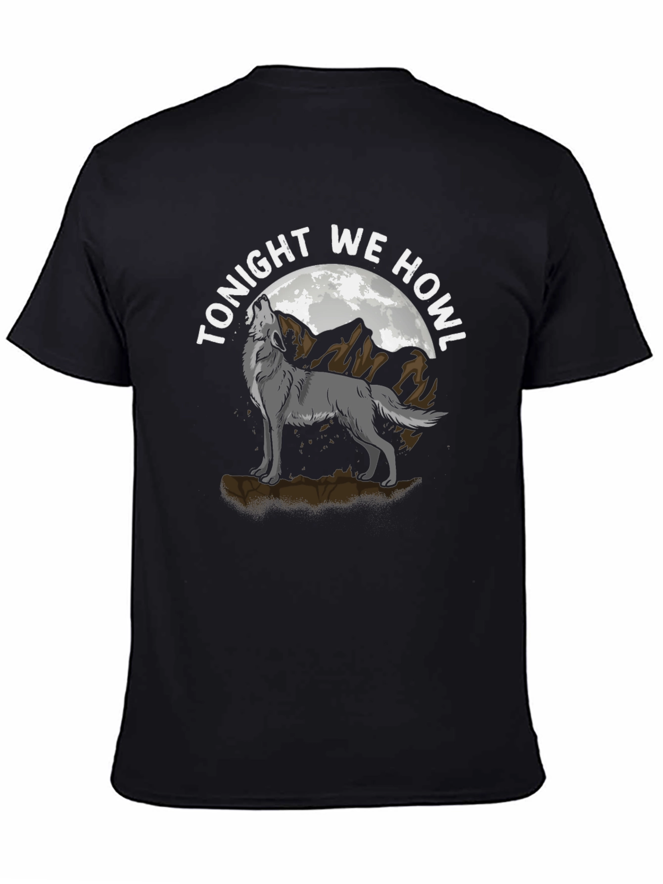 Tonight We Howl Wolf Graphic T-Shirt