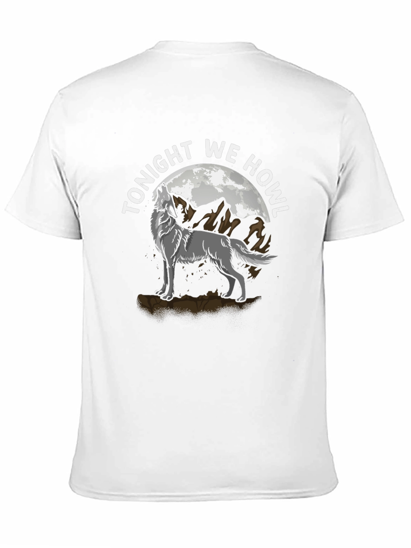 Tonight We Howl Wolf Graphic T-Shirt