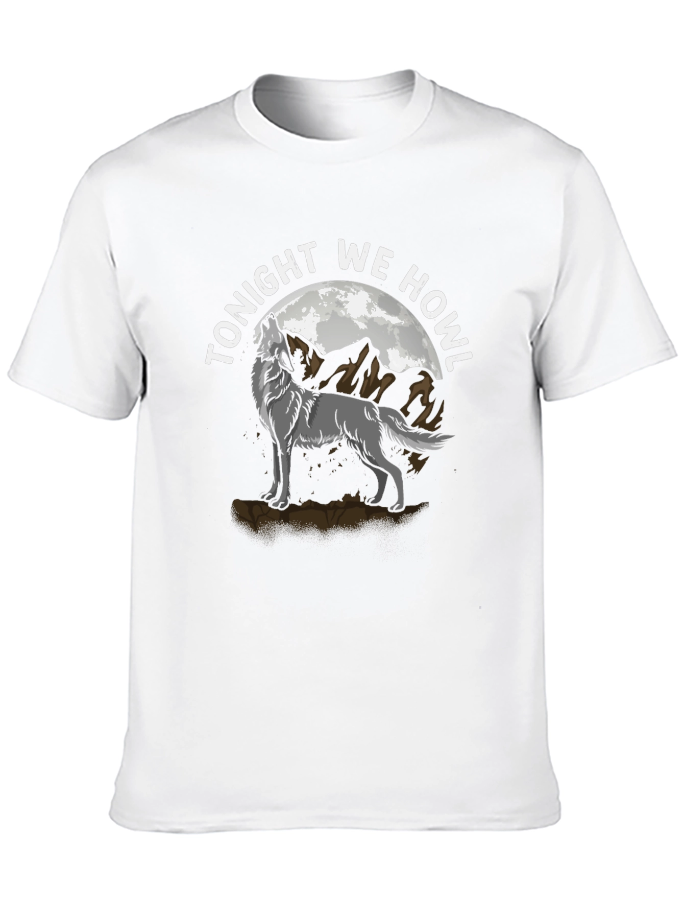 Tonight We Howl Wolf Graphic T-Shirt