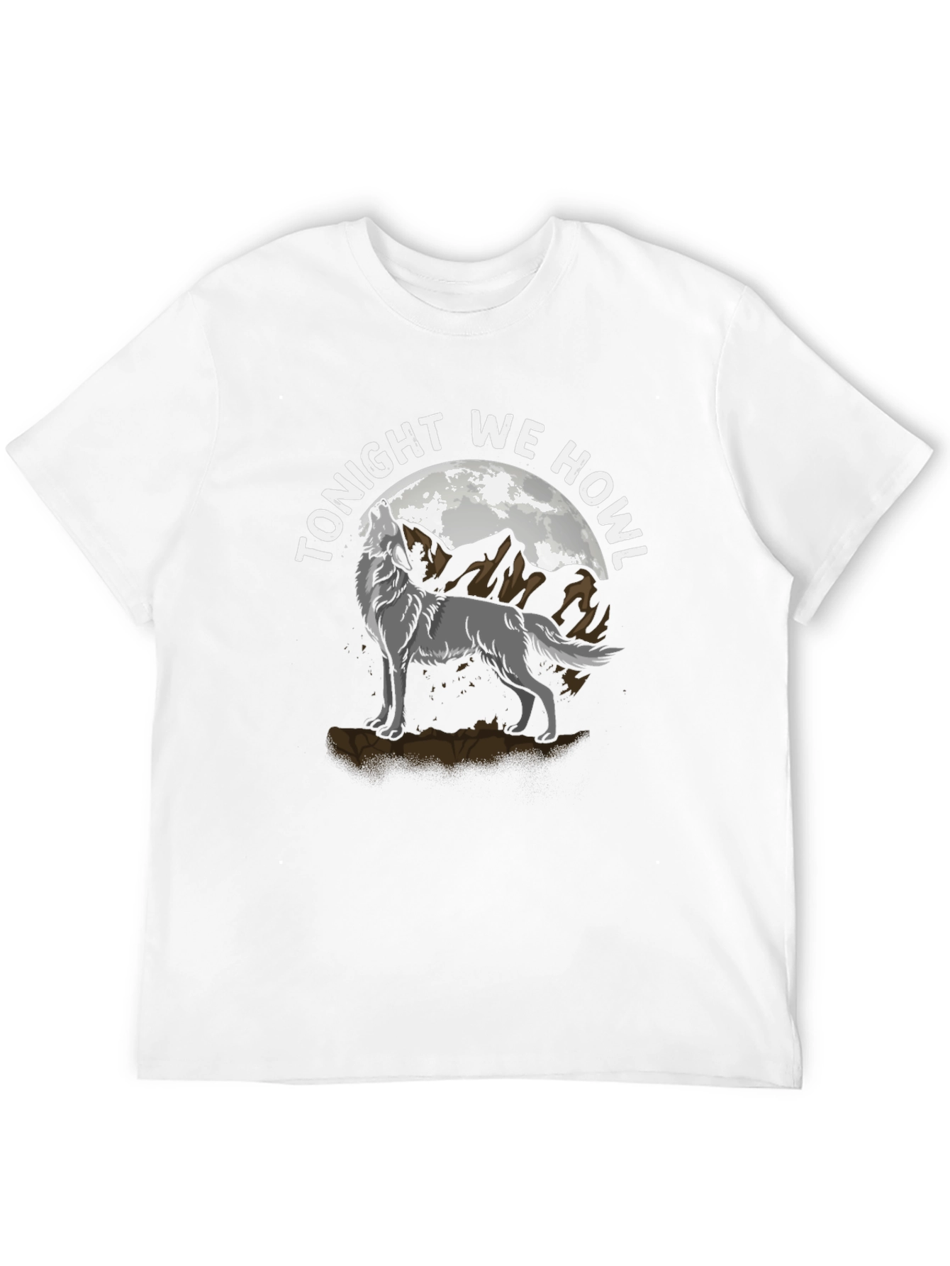 Tonight We Howl Wolf Graphic T-Shirt