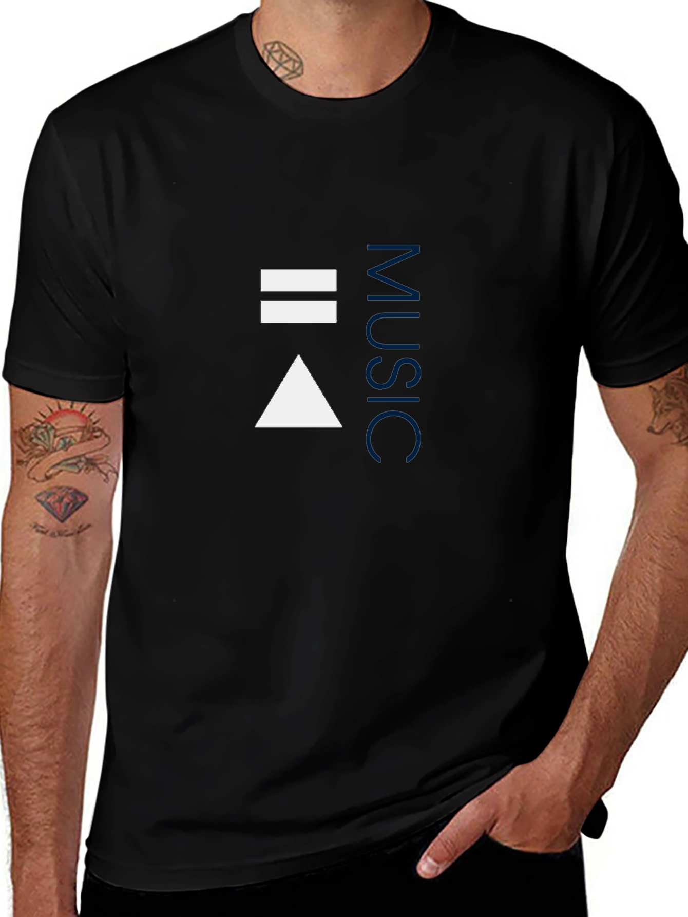 Black Music Graphic T-Shirt