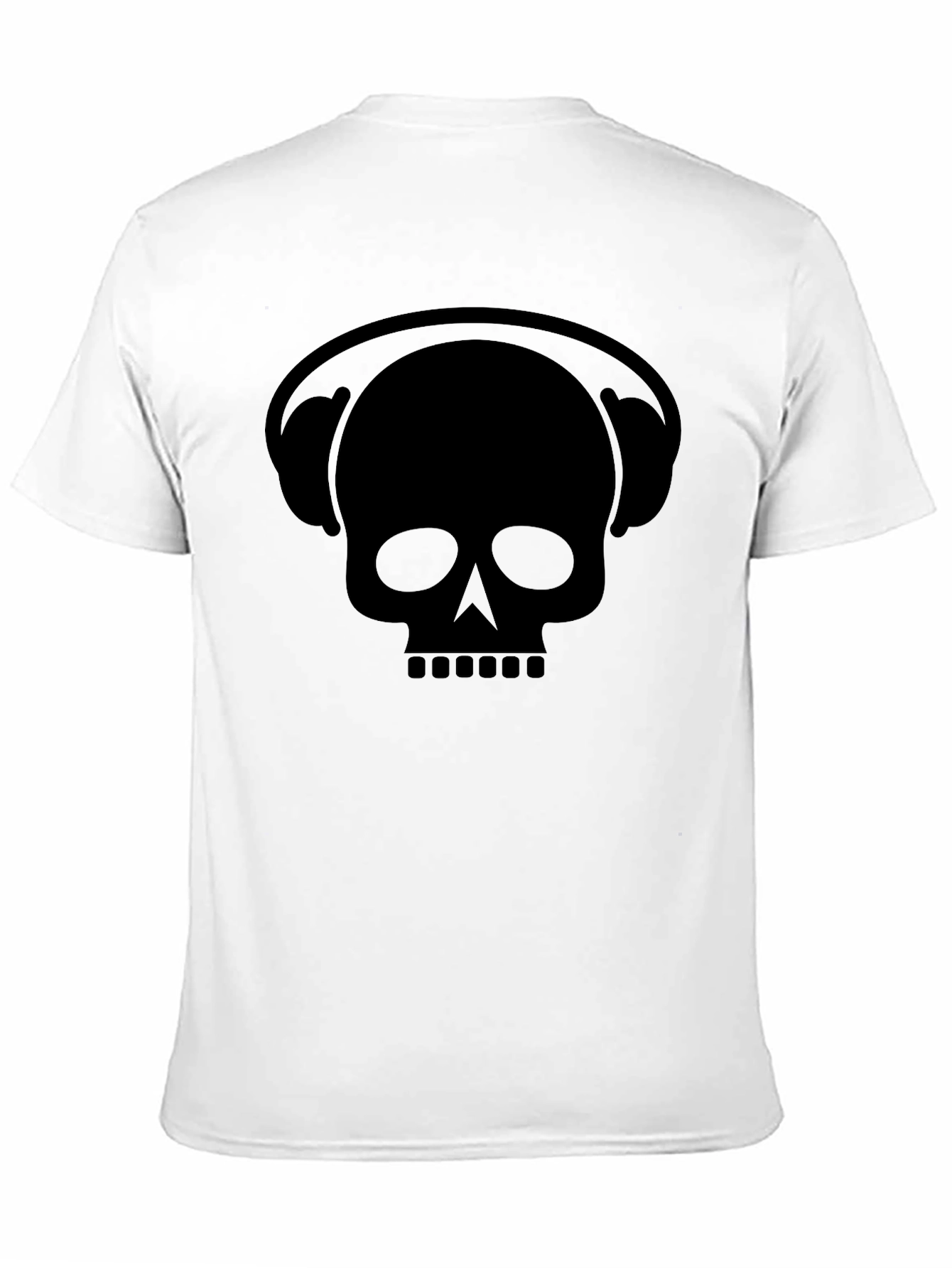 Skull Headphone Graphic T-Shirt