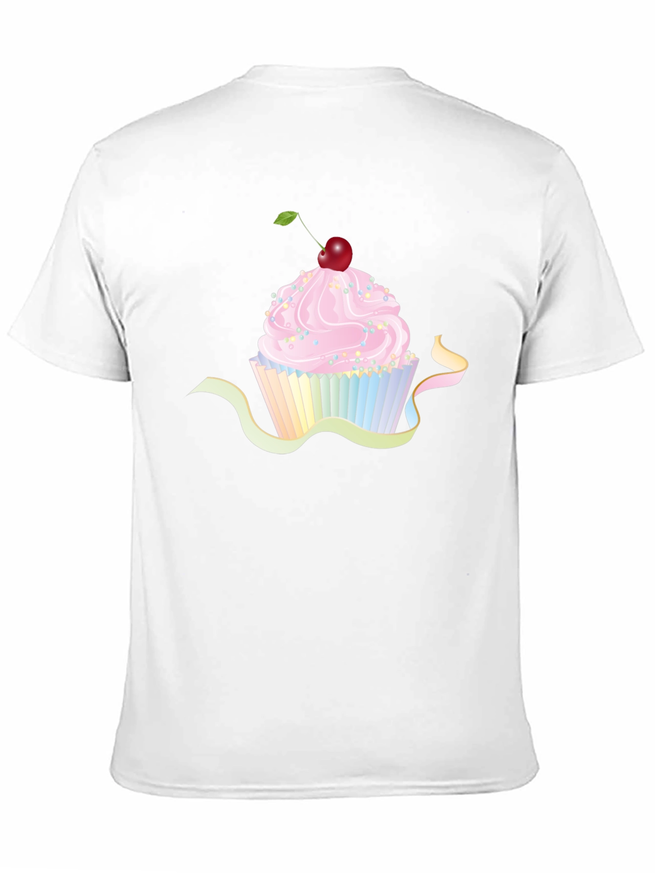 Cupcake Graphic Black T-Shirt