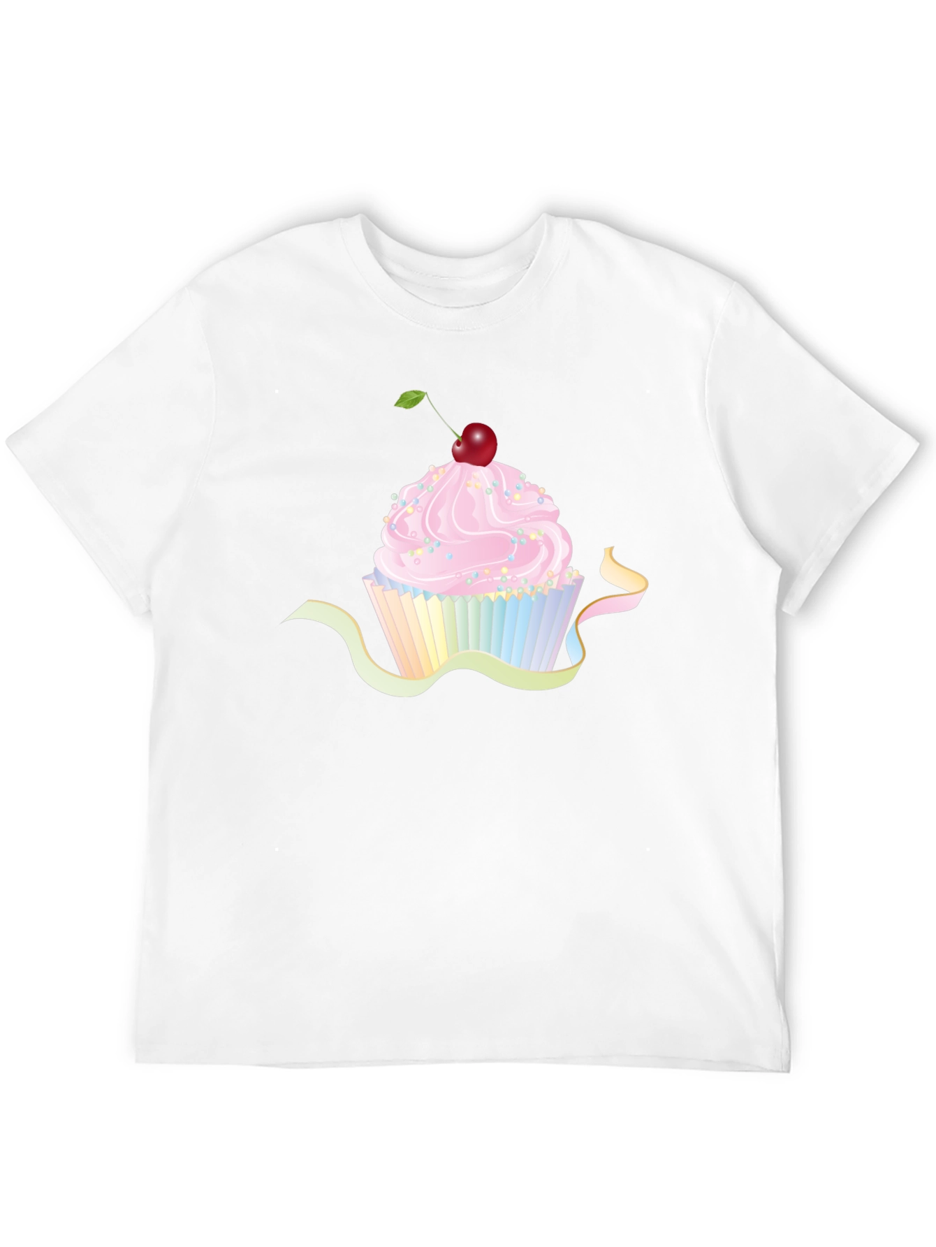 Cupcake Graphic Black T-Shirt