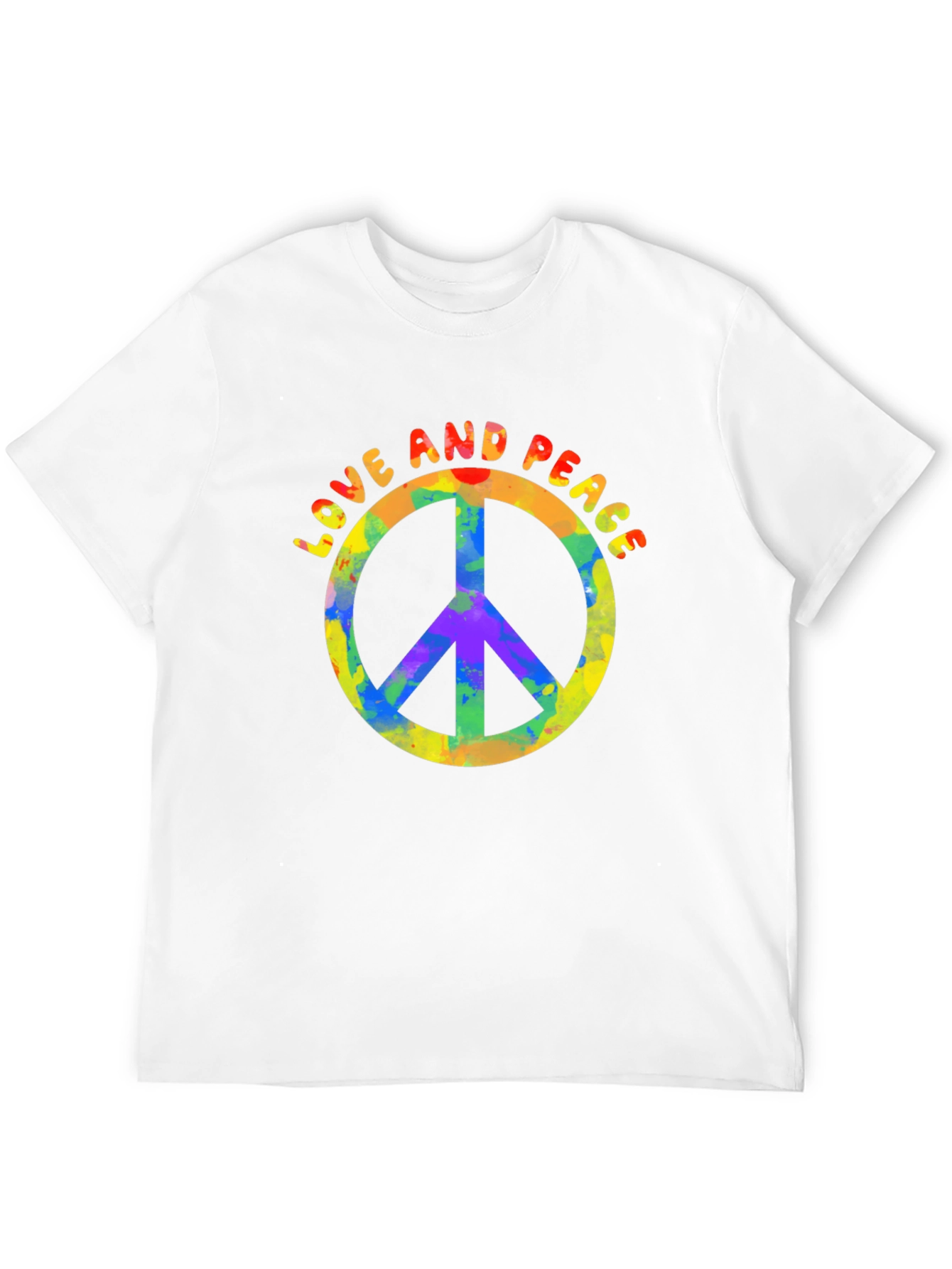 Love & Peace Graphic Tee - Retro Vibe