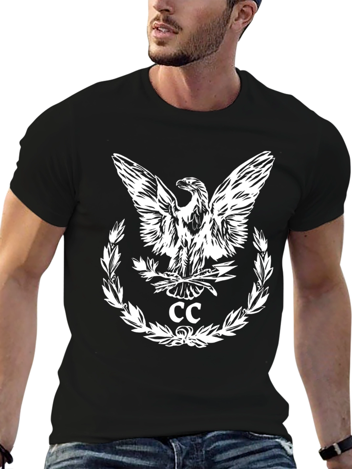 Eagle Emblem Black T-Shirt