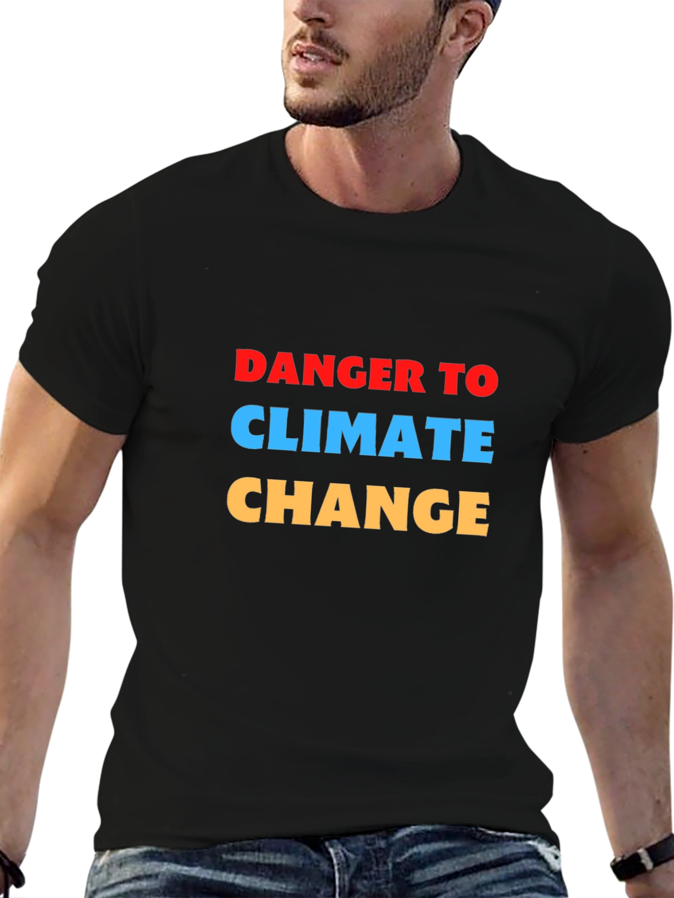 Danger to Climate Change Graphic T-Shirt