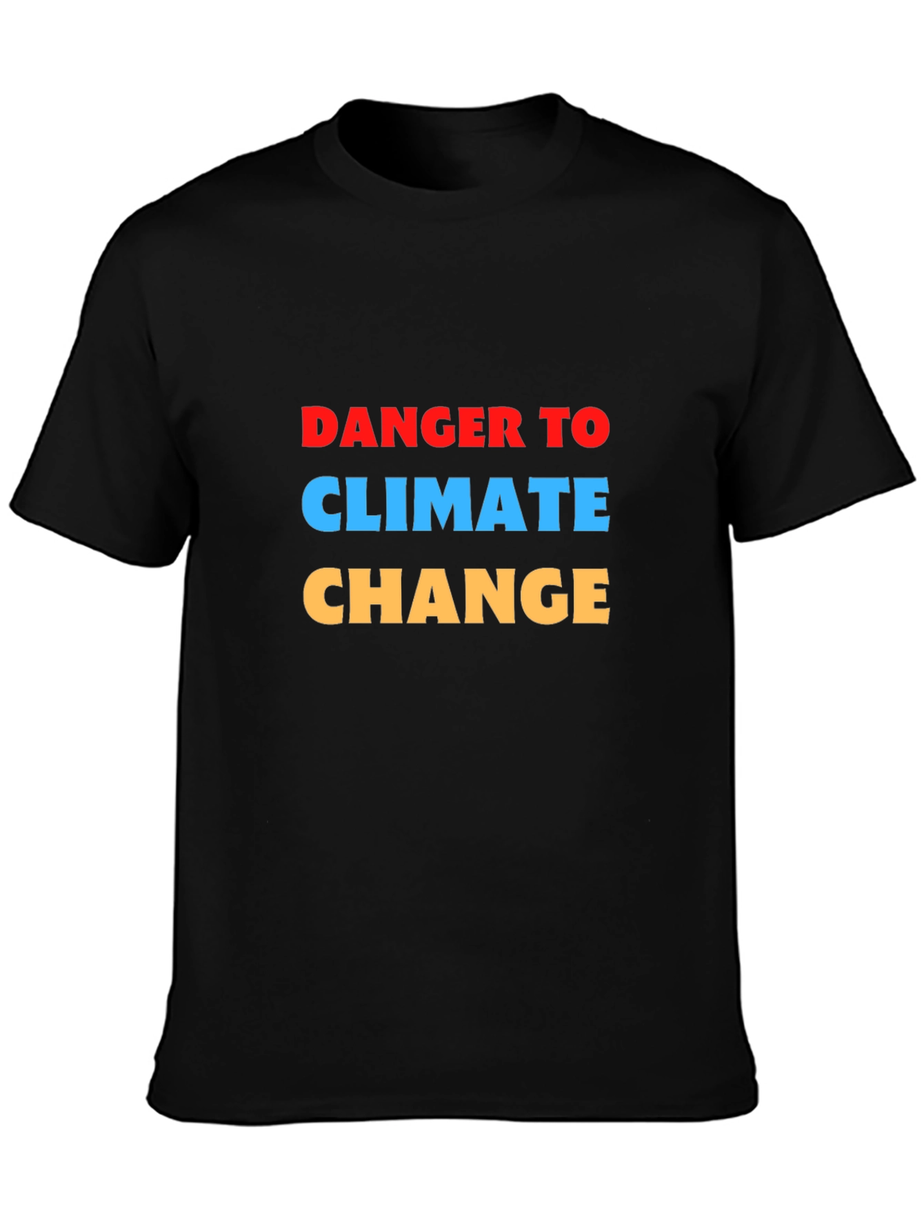 Danger to Climate Change Graphic T-Shirt