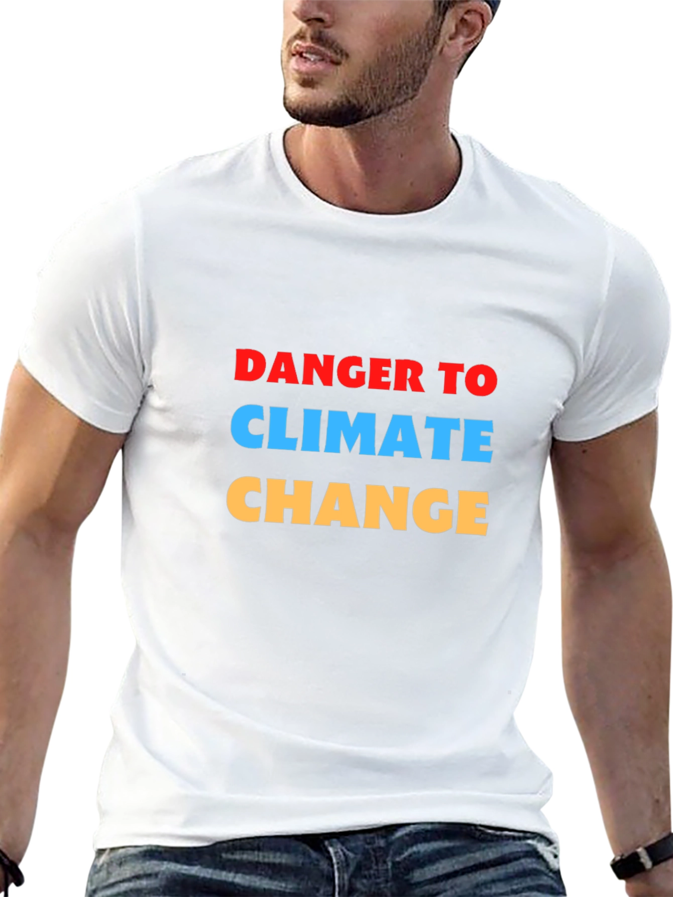 Danger to Climate Change Graphic T-Shirt