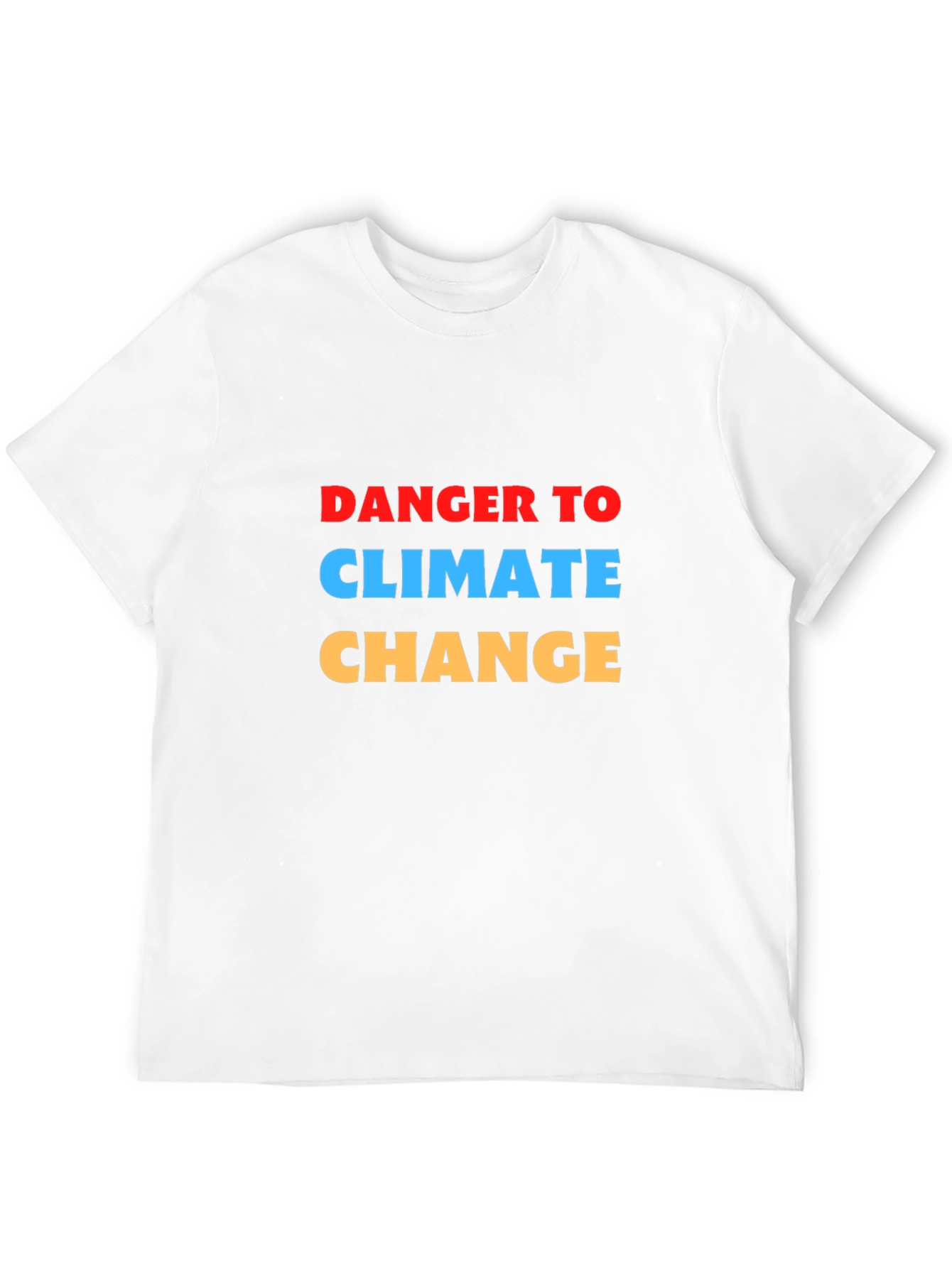 Danger to Climate Change Graphic T-Shirt