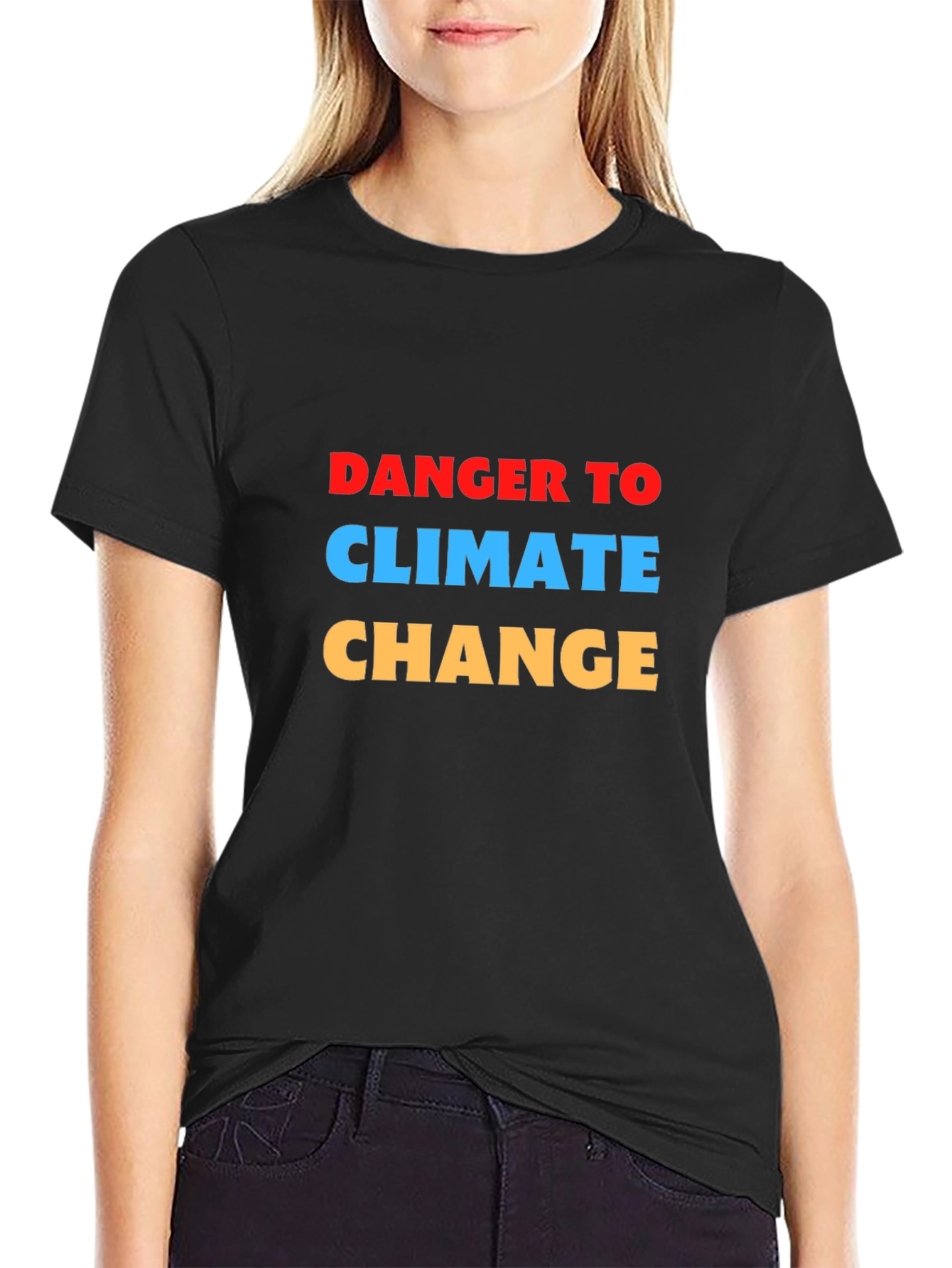 Danger to Climate Change Graphic T-Shirt