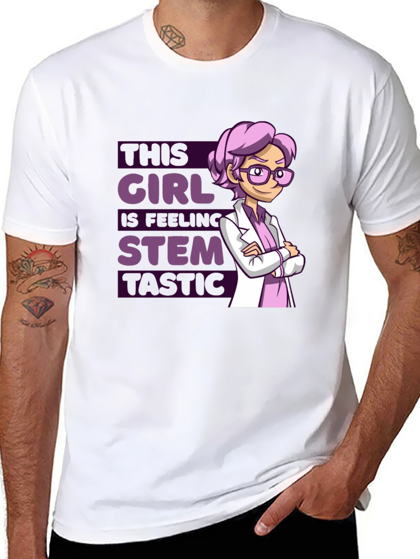STEM Girl T-Shirt - Science Geek Fashion