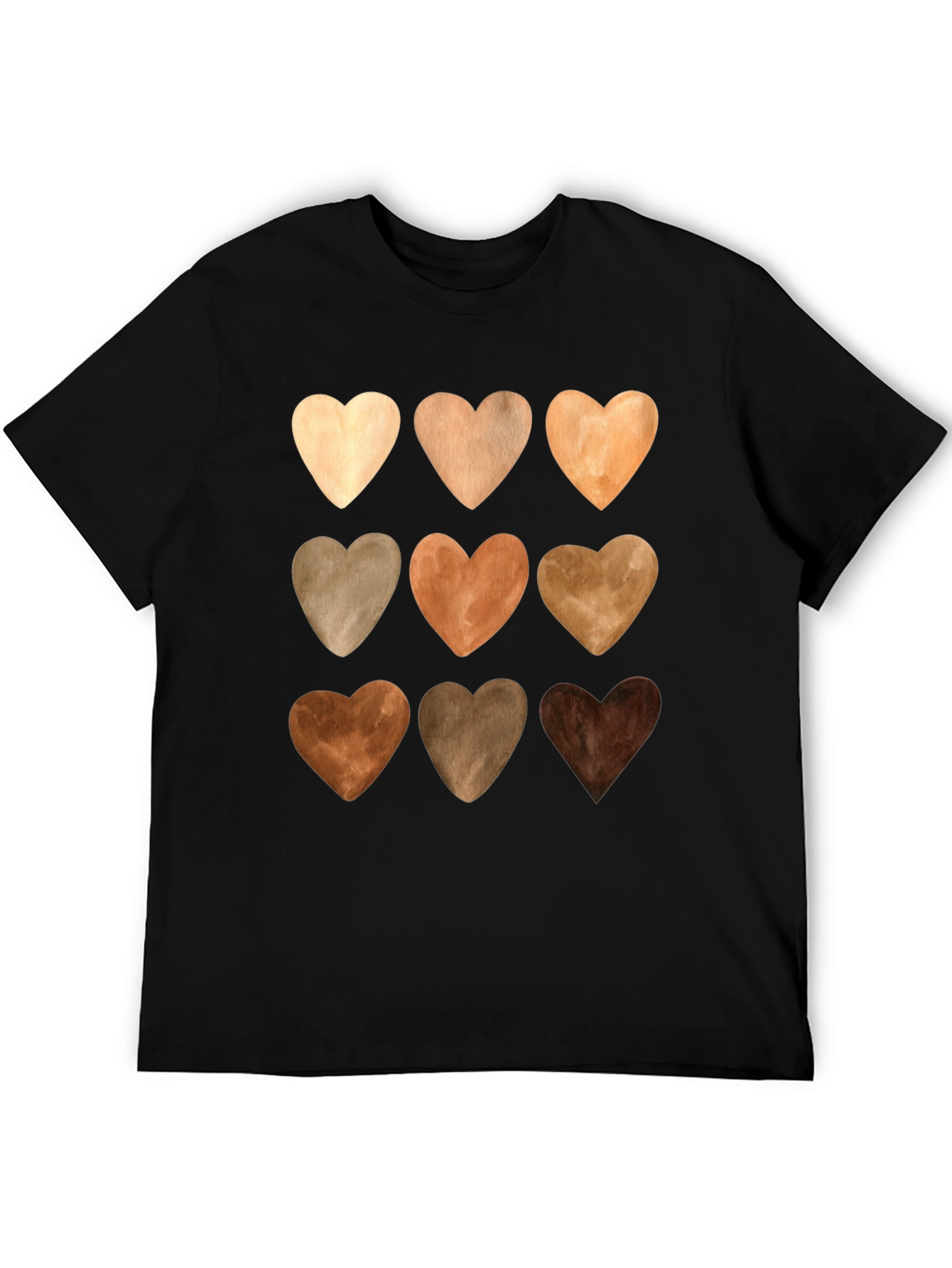 Diversity Love Tee - Nine Heart Tones Unity T-Shirt