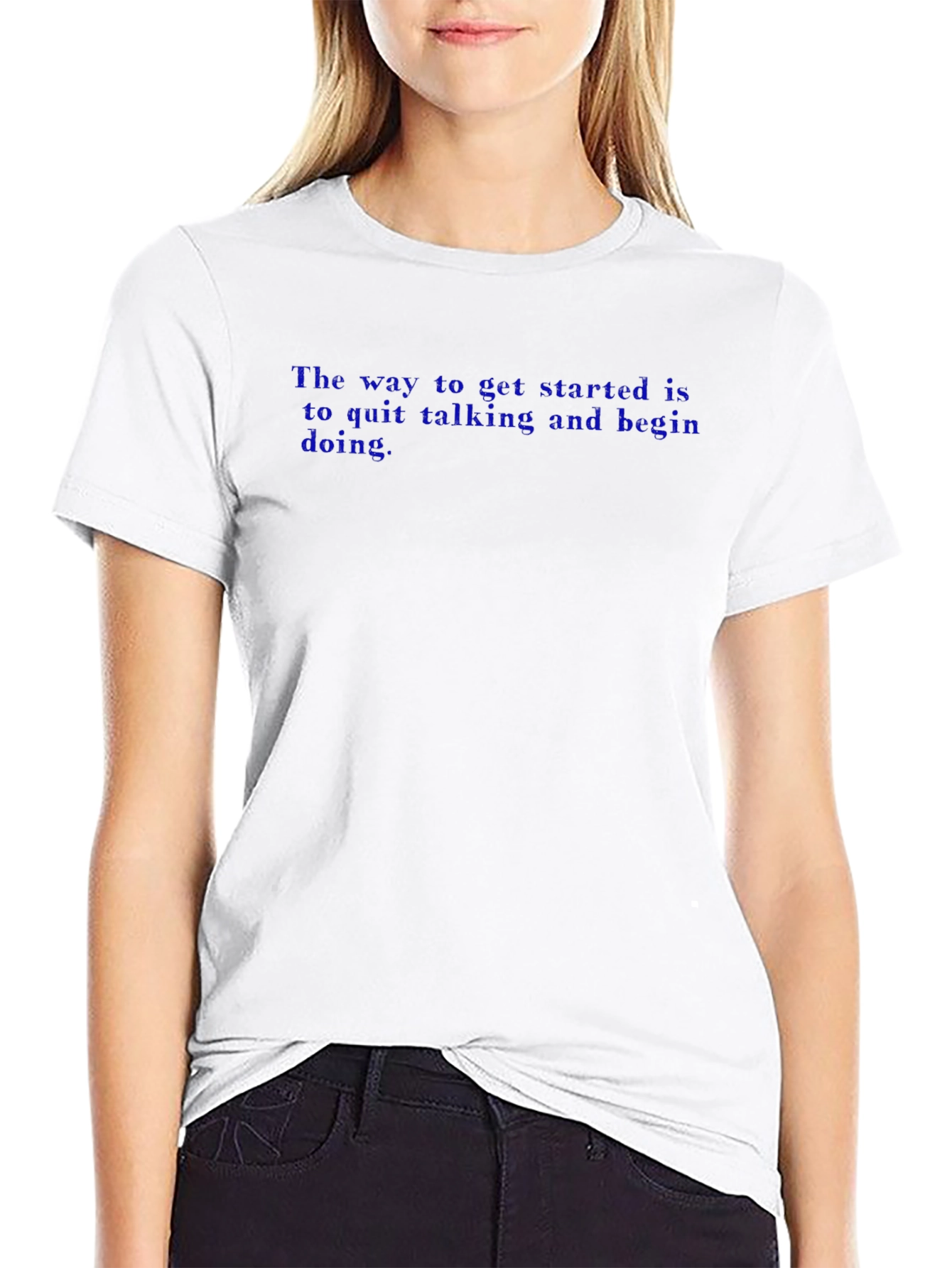 Inspirational Quote Black T-Shirt for Men