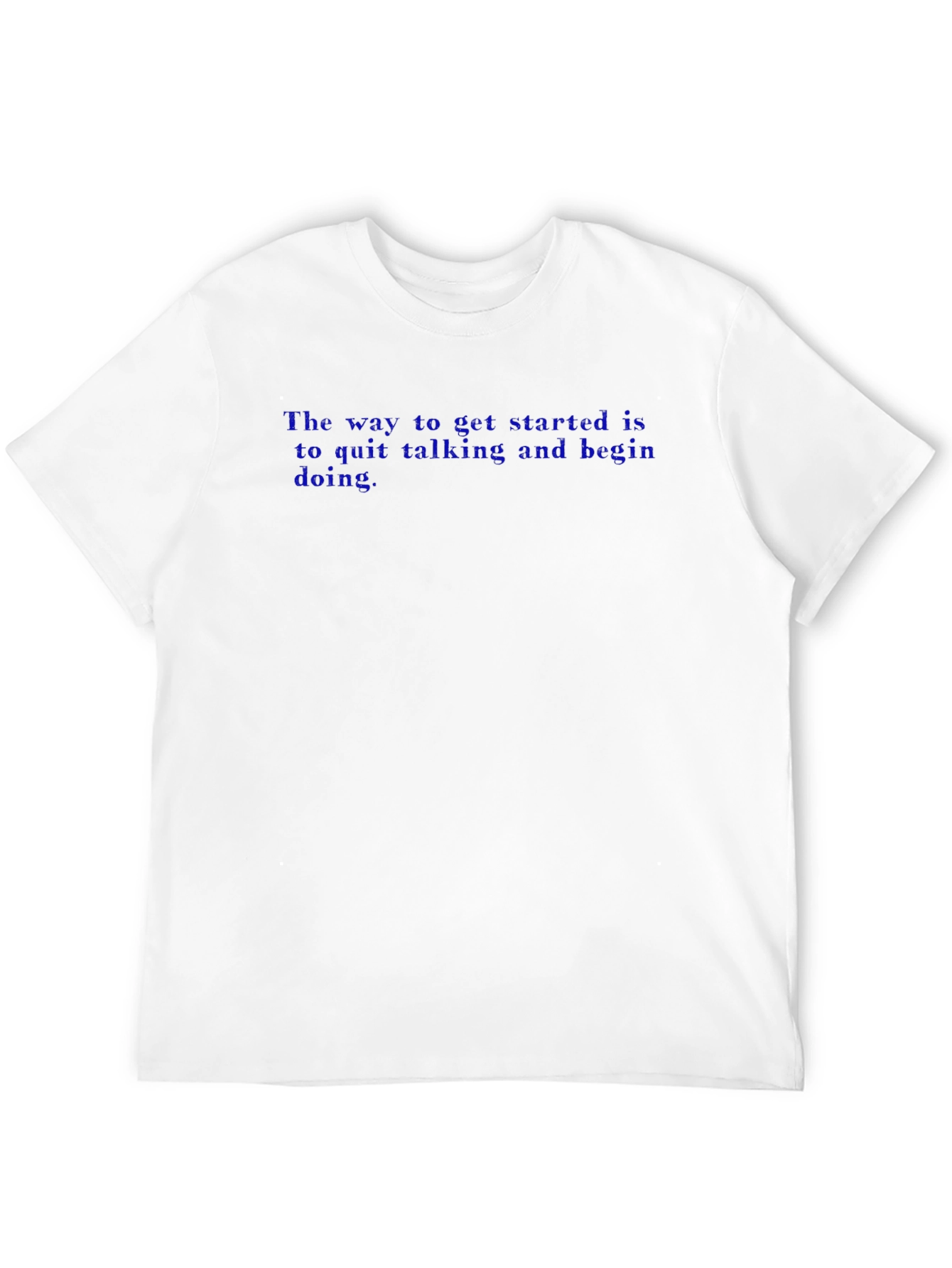 Inspirational Quote Black T-Shirt for Men