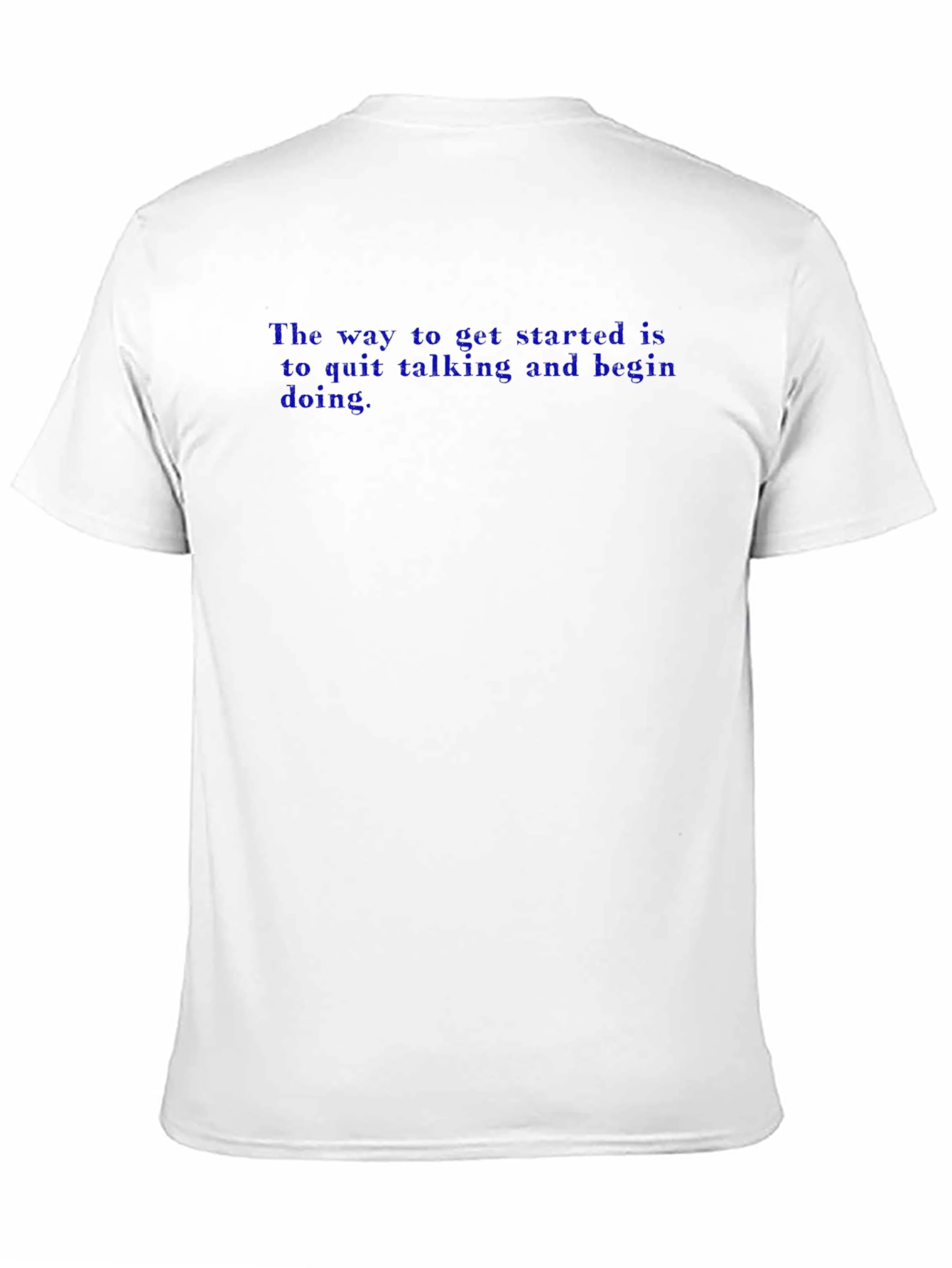 Inspirational Quote Black T-Shirt for Men