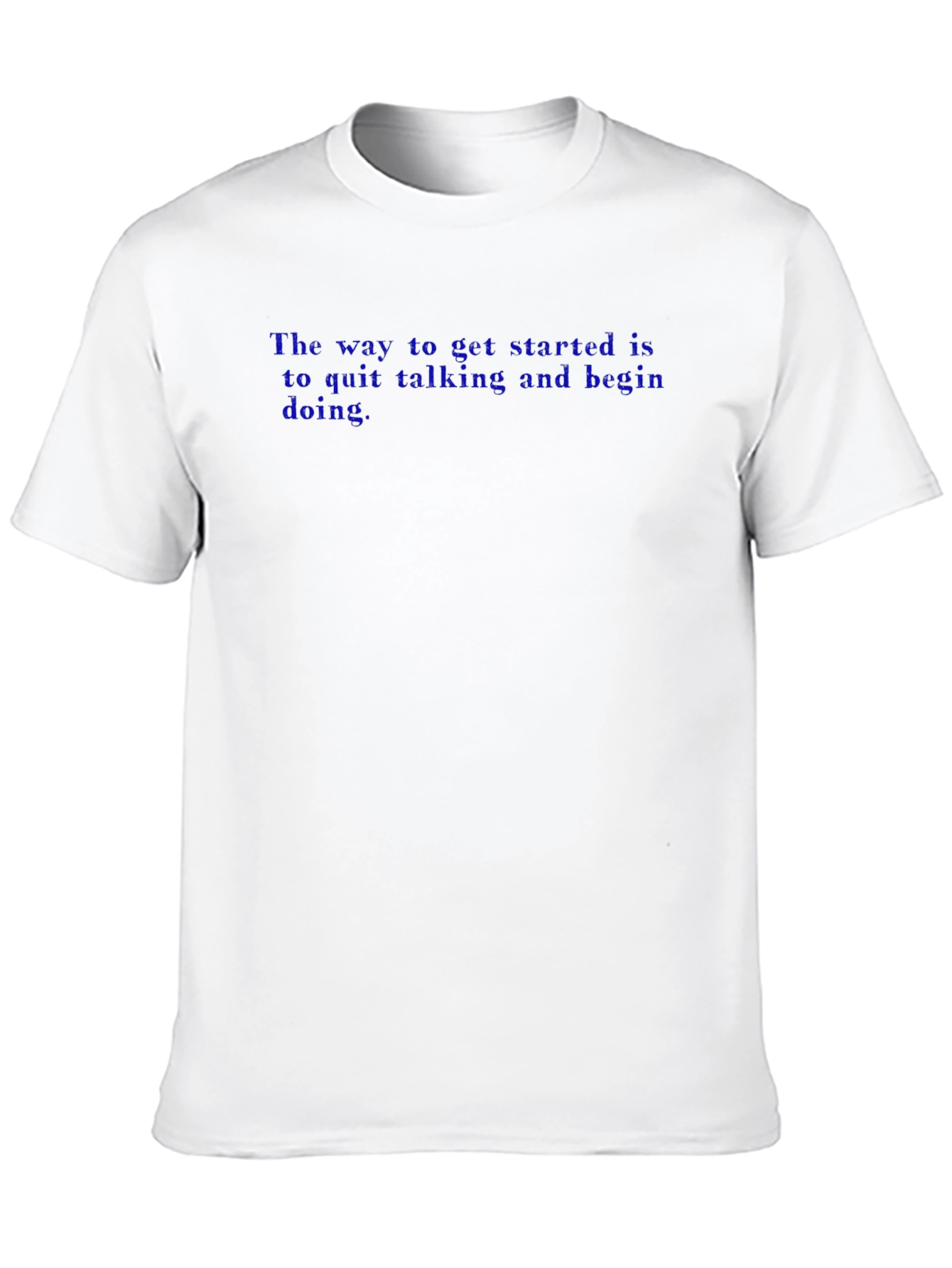 Inspirational Quote Black T-Shirt for Men