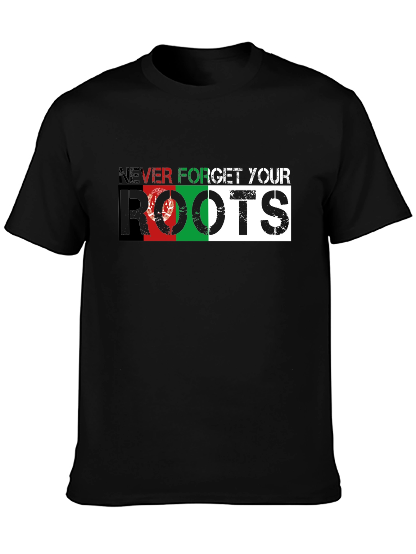 Never Forget Your Roots Afghanistan Pride Tee
