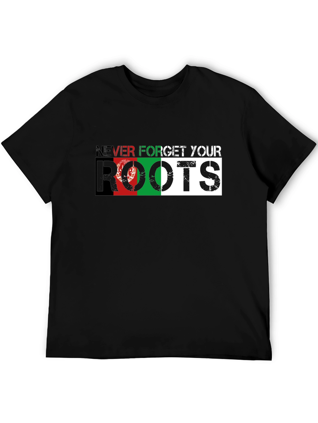 Never Forget Your Roots Afghanistan Pride Tee