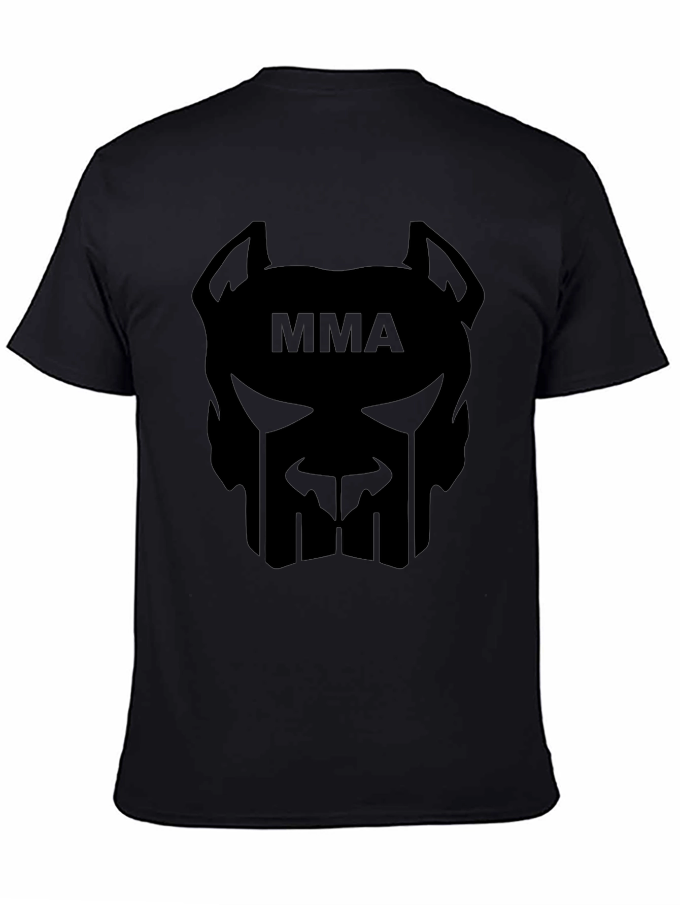 MMA Dog Graphic Black T-Shirt