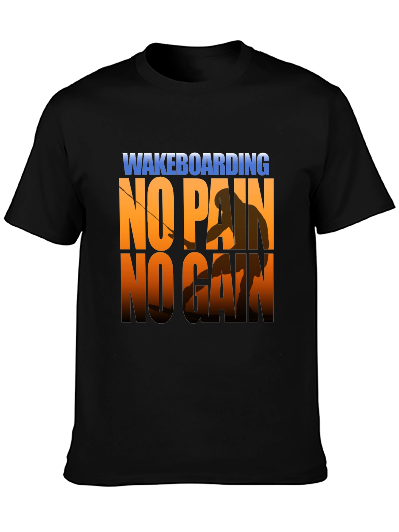 Wakeboarding No Pain No Gain T-Shirt