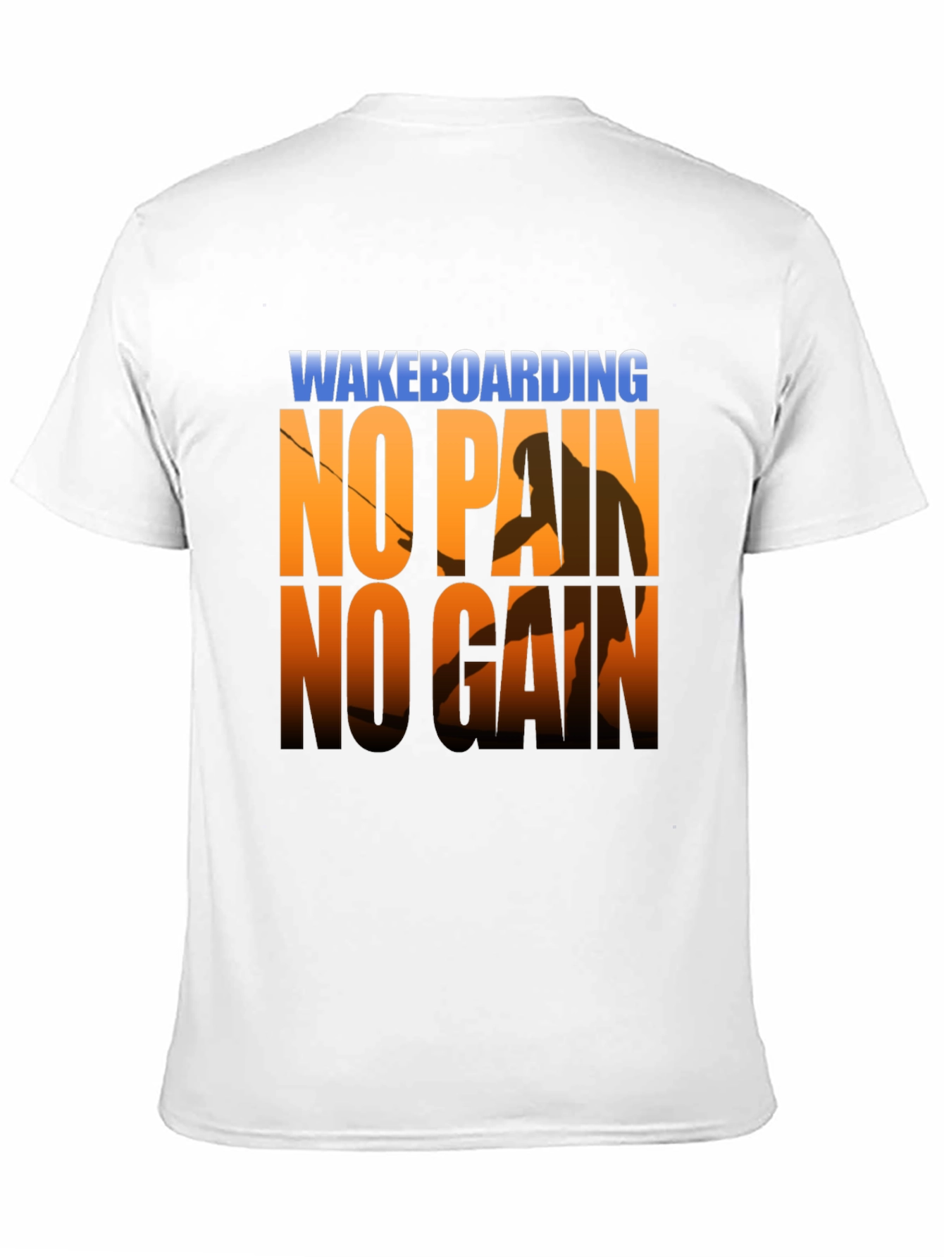 Wakeboarding No Pain No Gain T-Shirt