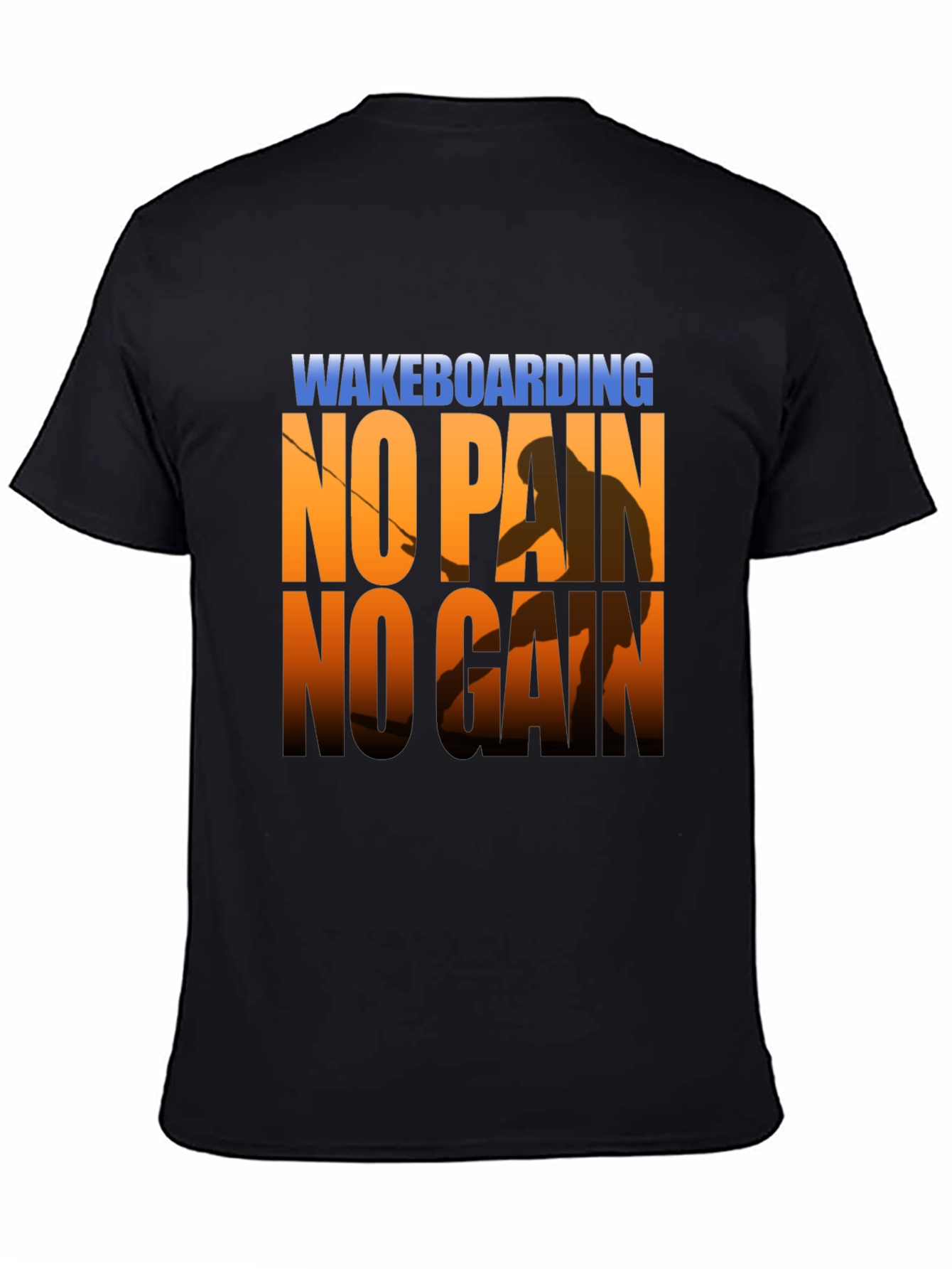 Wakeboarding No Pain No Gain T-Shirt