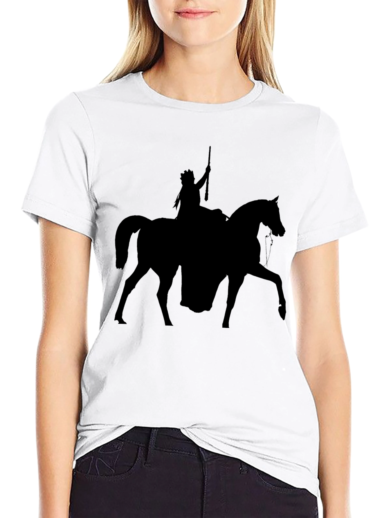 Native American Horse Rider Graphic Tee