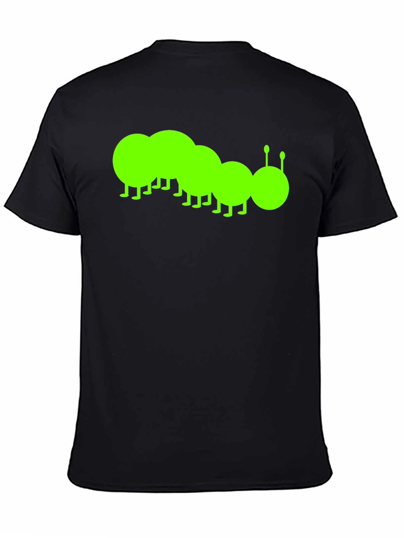 Caterpillar Graphic Tee - Black Cotton T-Shirt