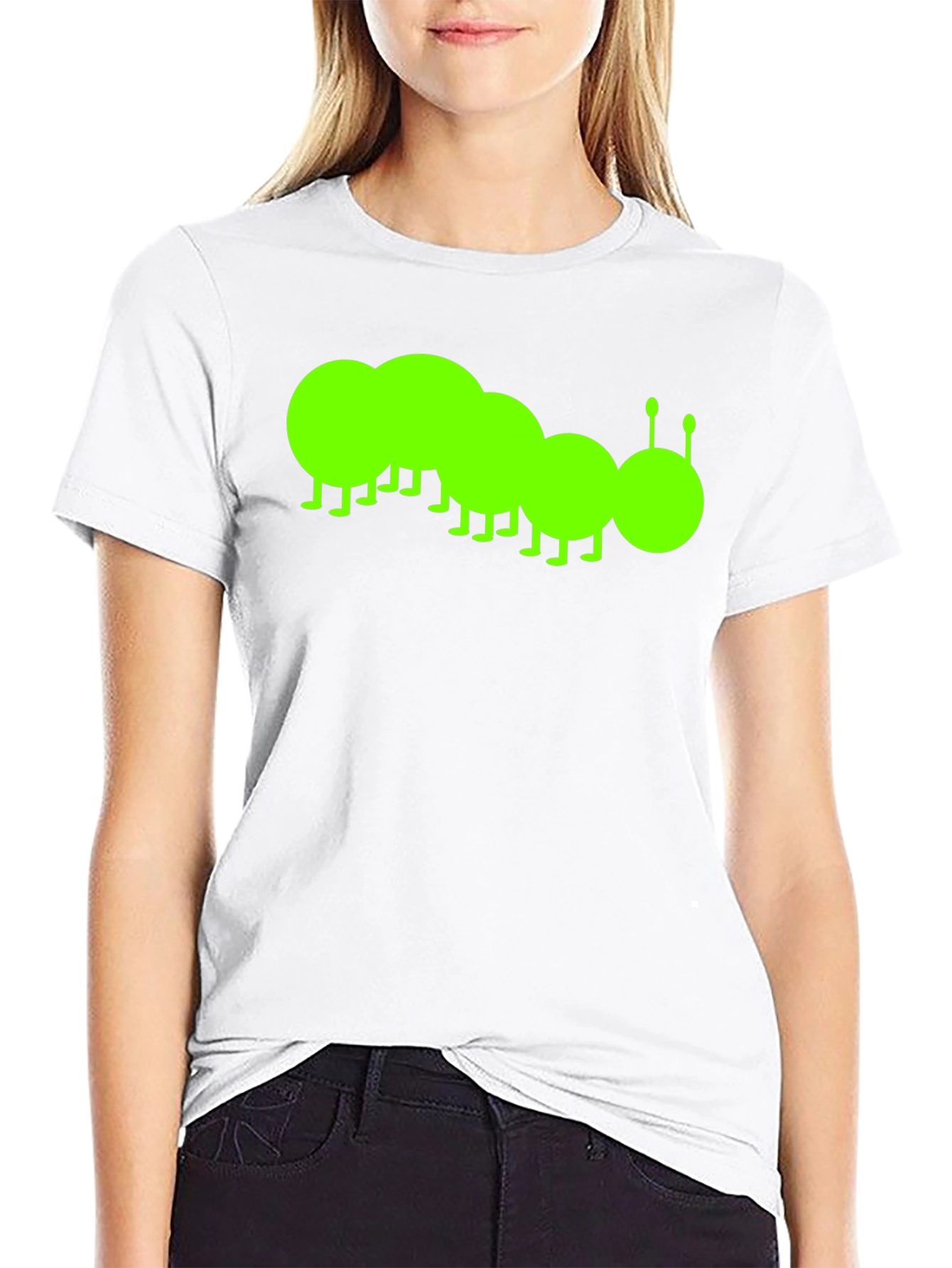 Caterpillar Graphic Tee - Black Cotton T-Shirt