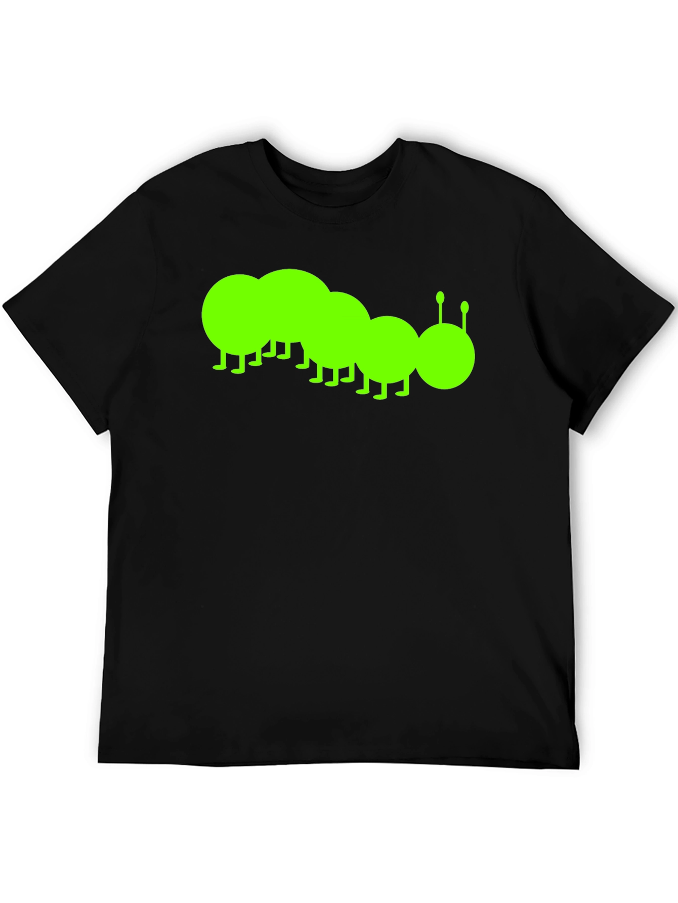 Caterpillar Graphic Tee - Black Cotton T-Shirt