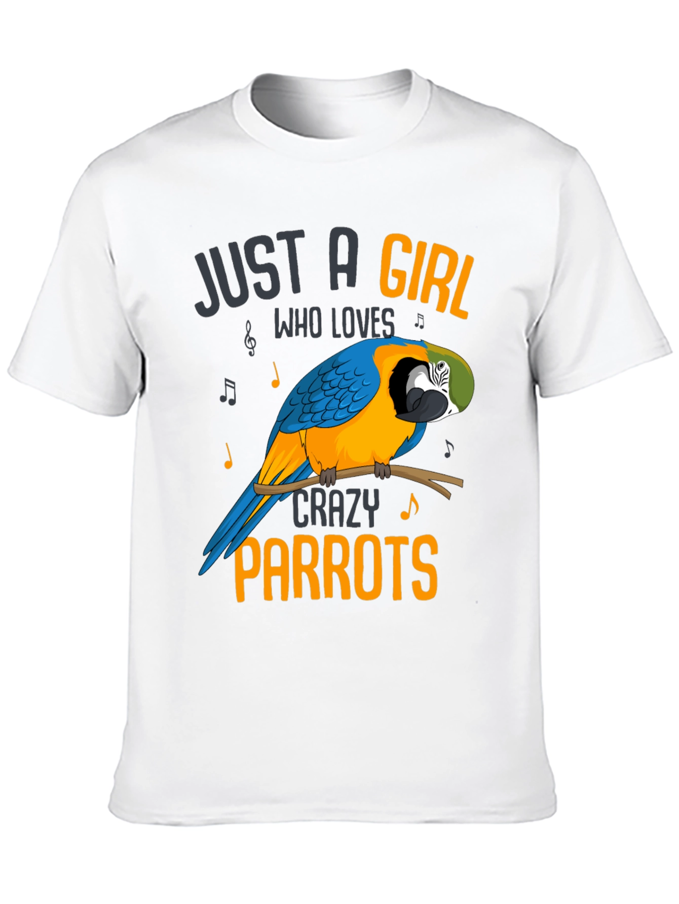 Just a Girl Who Loves Crazy Parrots T-Shirt