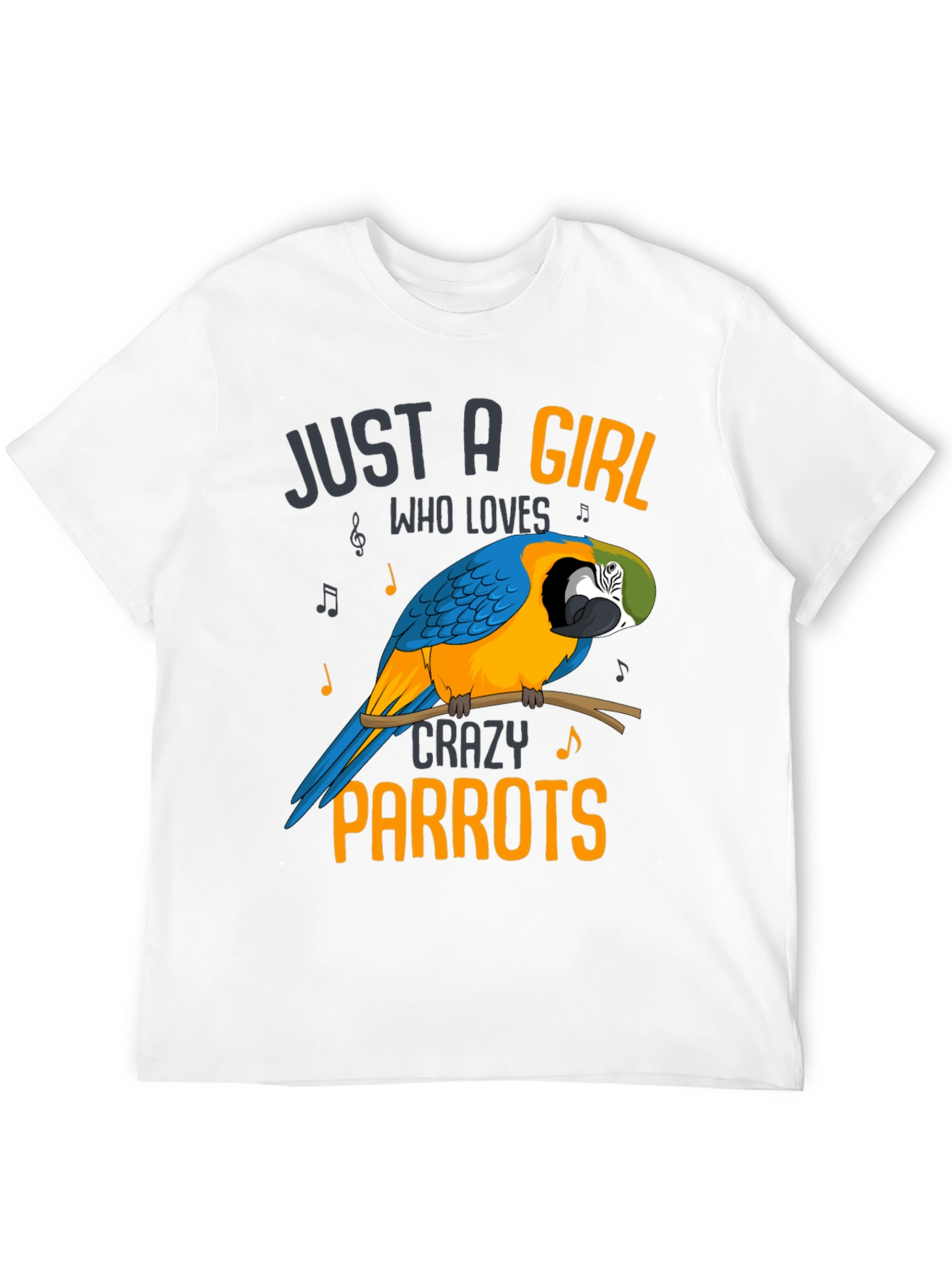 Just a Girl Who Loves Crazy Parrots T-Shirt