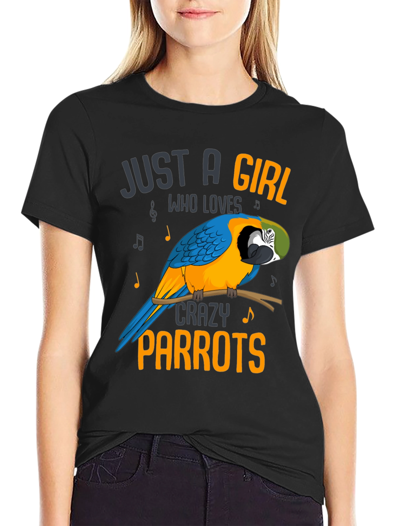 Just a Girl Who Loves Crazy Parrots T-Shirt