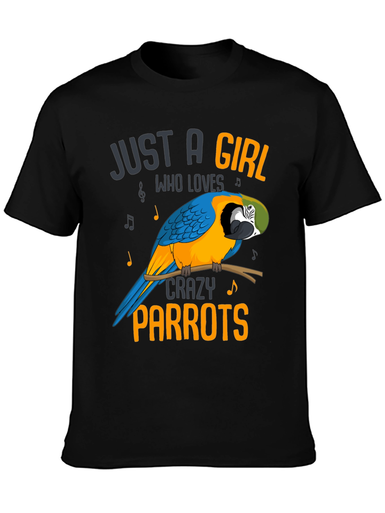 Just a Girl Who Loves Crazy Parrots T-Shirt