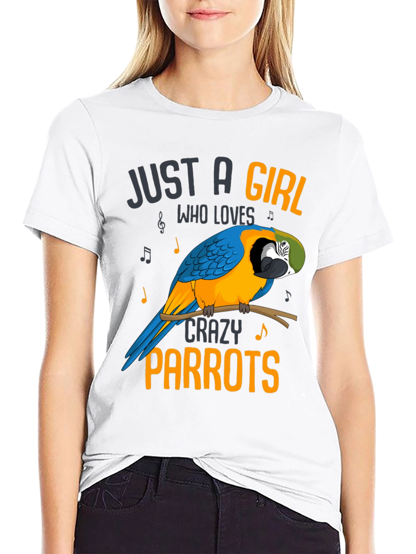 Just a Girl Who Loves Crazy Parrots T-Shirt