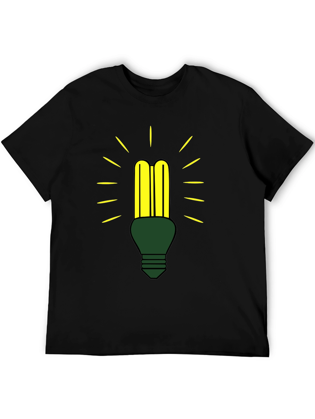Eco-Friendly Light Bulb Graphic Tee