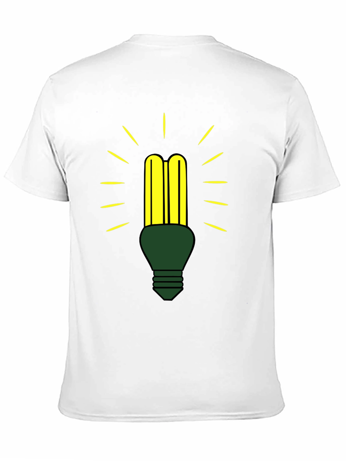 Eco-Friendly Light Bulb Graphic Tee