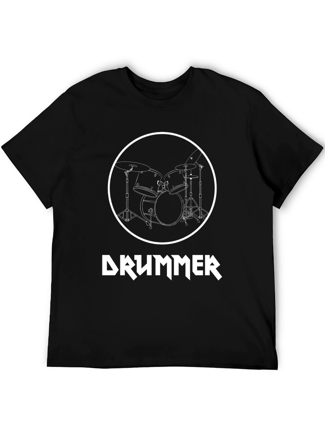 Drummer T-Shirt - Black Music Tee