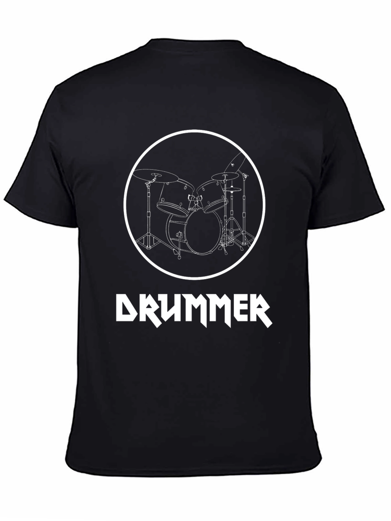 Drummer T-Shirt - Black Music Tee