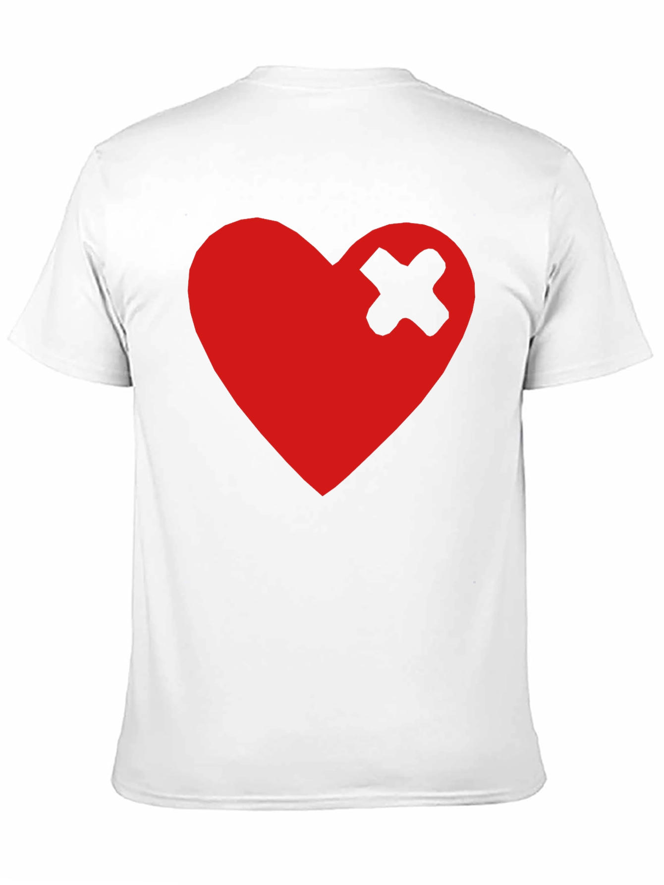 Broken Heart Patch Black T-Shirt - Trendy Graphic Tee
