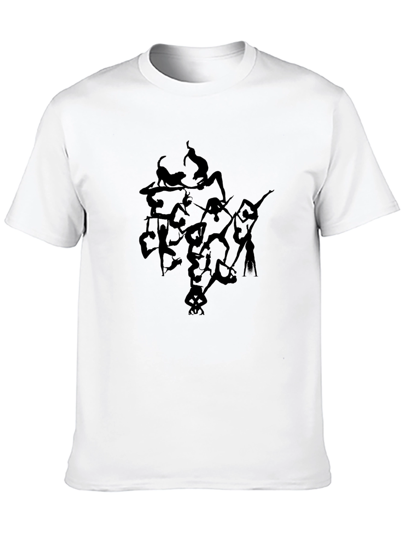 Abstract Silhouette Graphic Tee