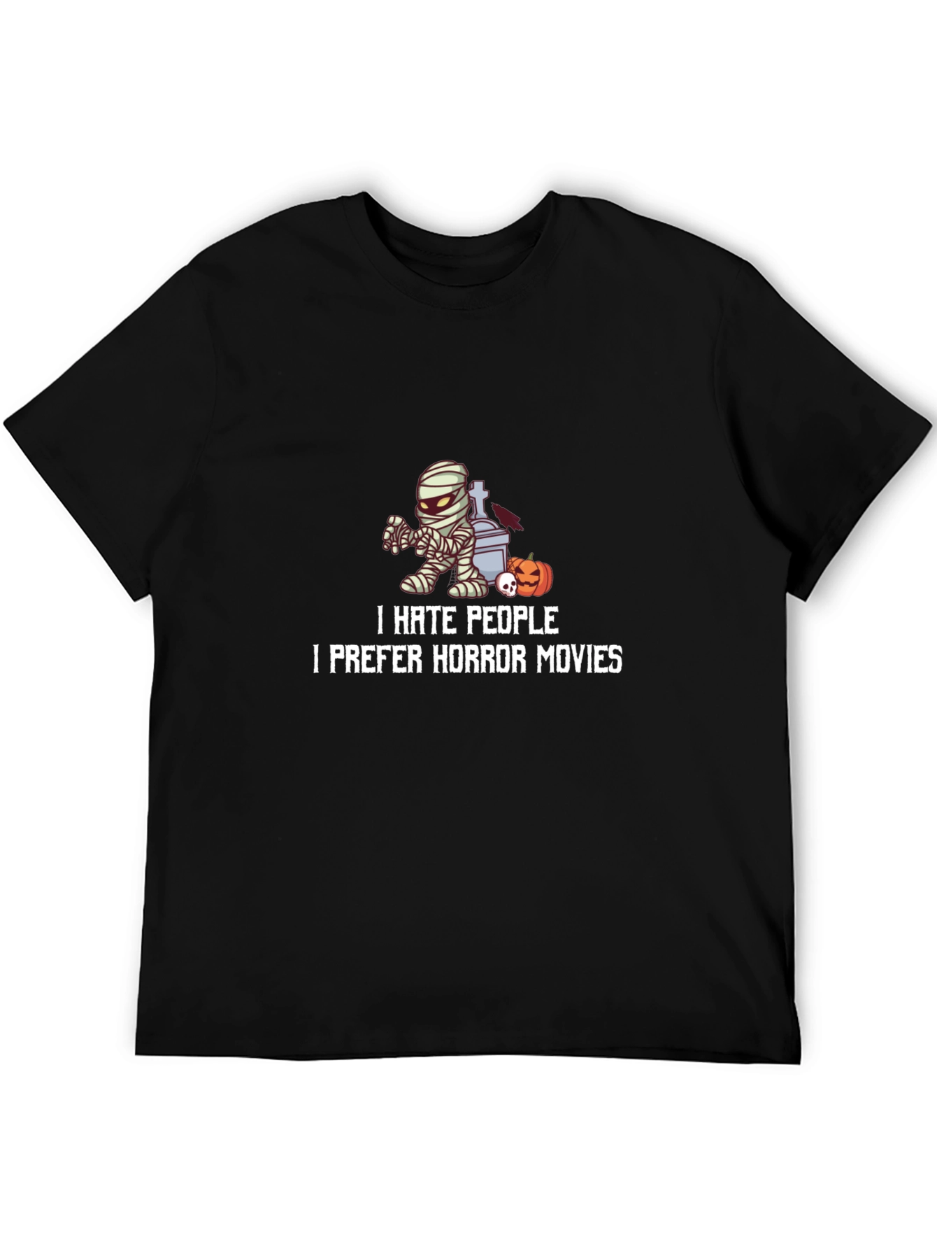 I Hate People Horror Movies Graphic Tee