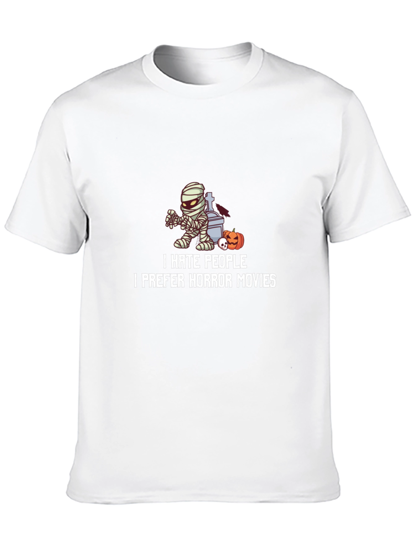 I Hate People Horror Movies Graphic Tee
