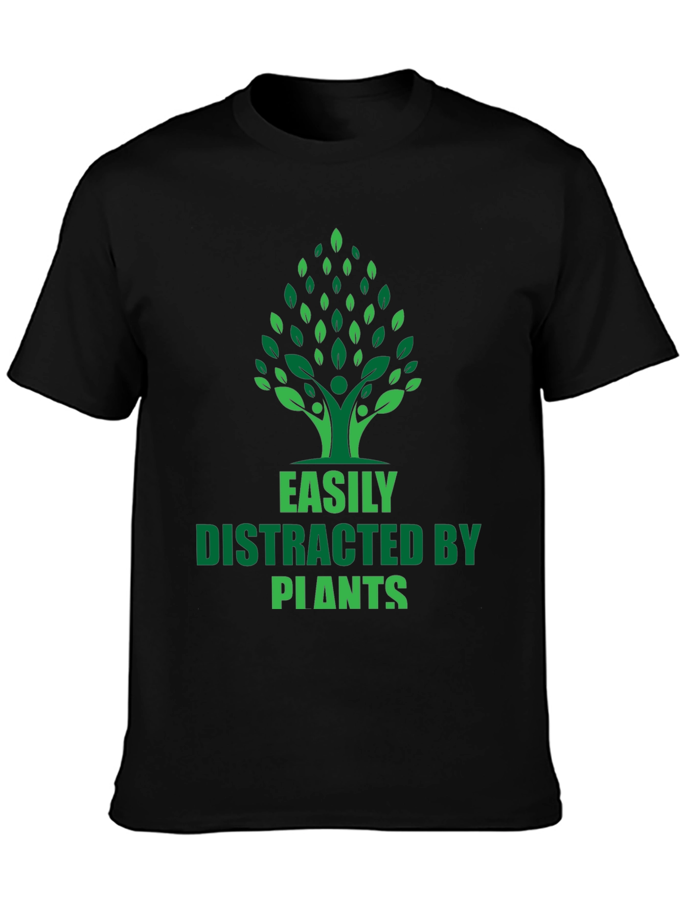 Easily Distracted by Plants Graphic T-Shirt