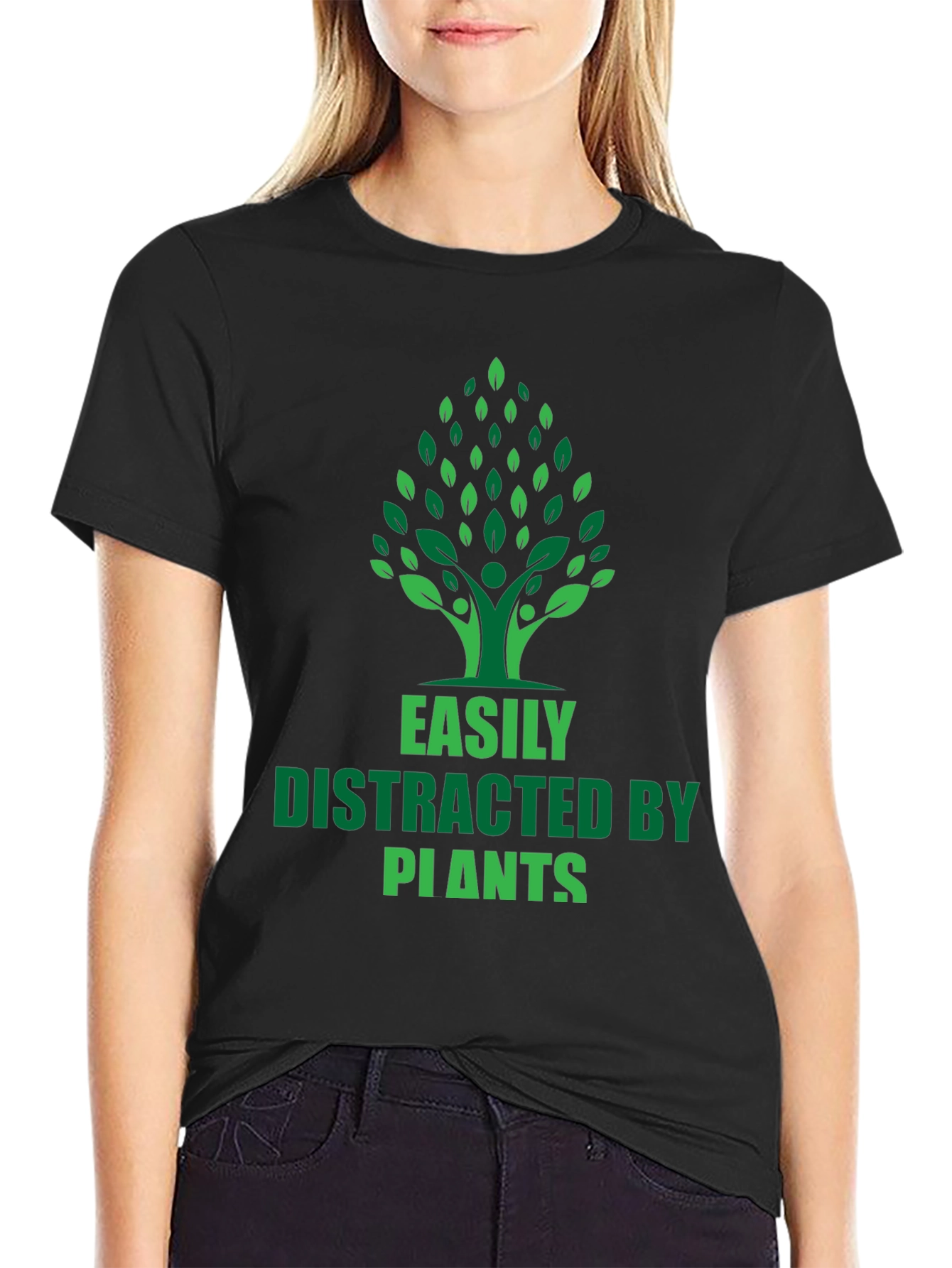 Easily Distracted by Plants Graphic T-Shirt