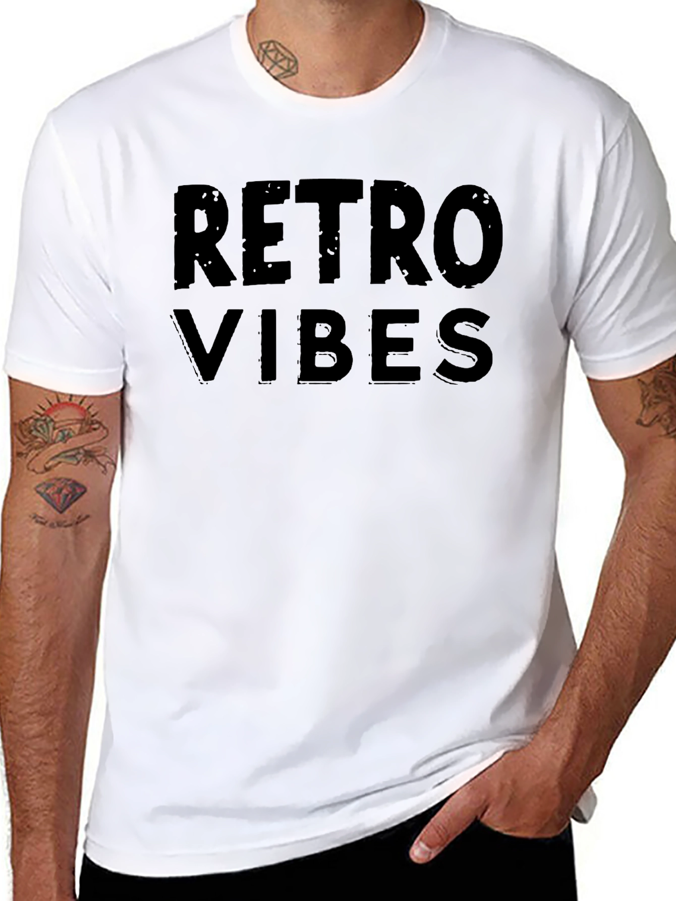 Retro Vibes Graphic T-Shirt - Trendy Casual Wear