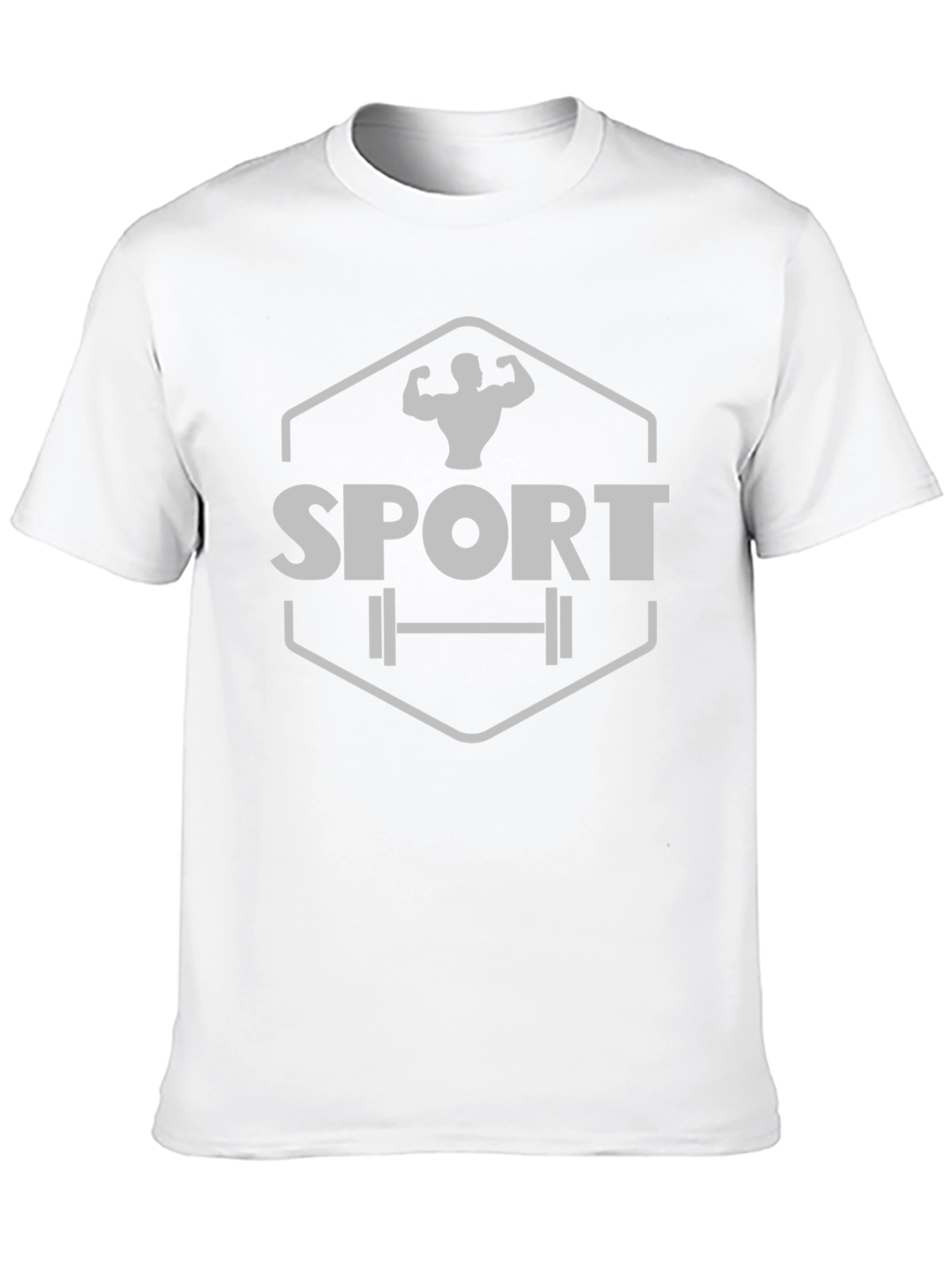 Mens Black Sport Graphic T-Shirt