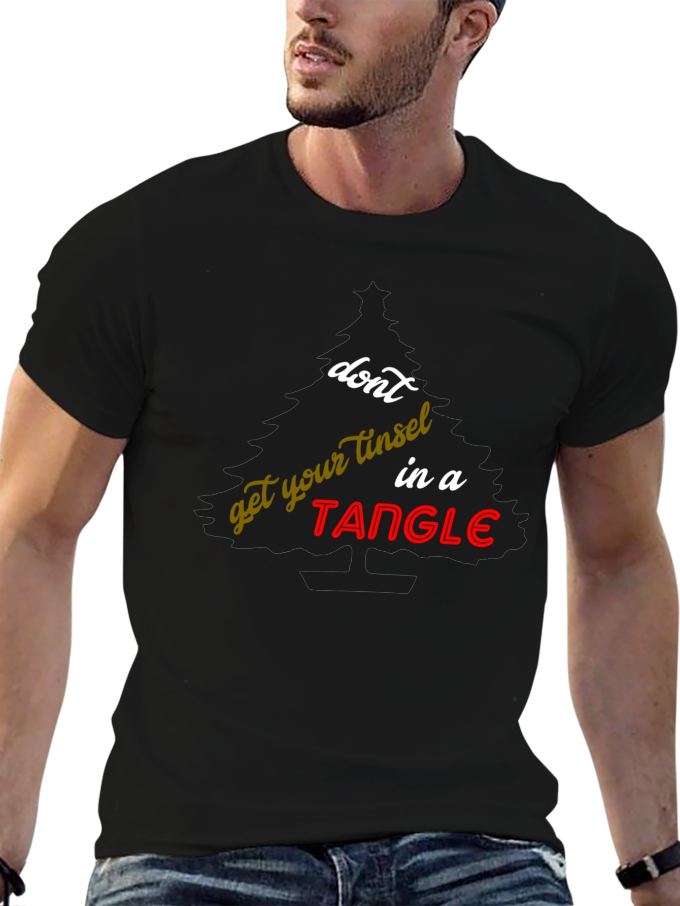 Tinsel in a Tangle Graphic Tee
